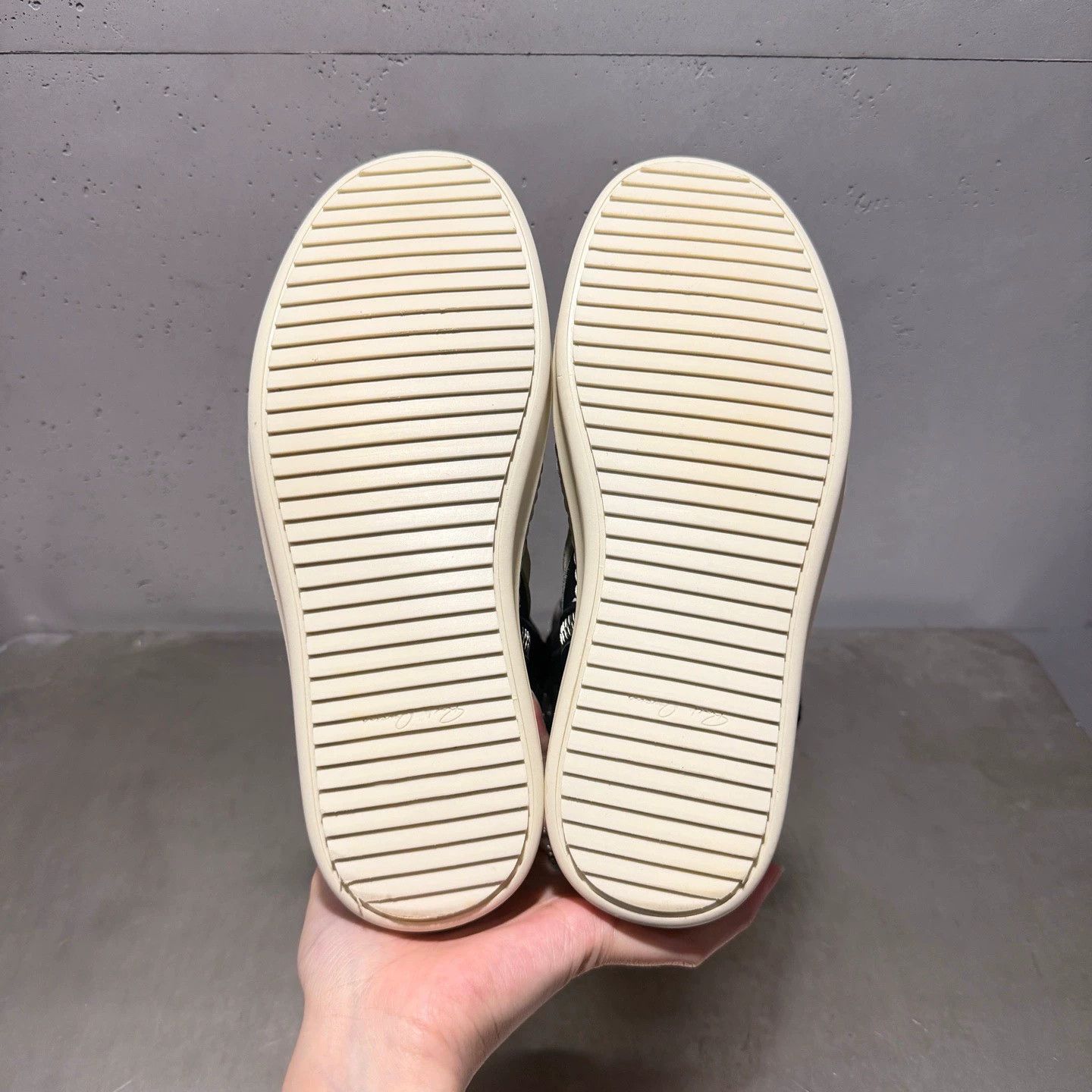Rick Owens Rickowens RO main line black and white inverted triangle Size US 7 / IT 37 - 4 Thumbnail