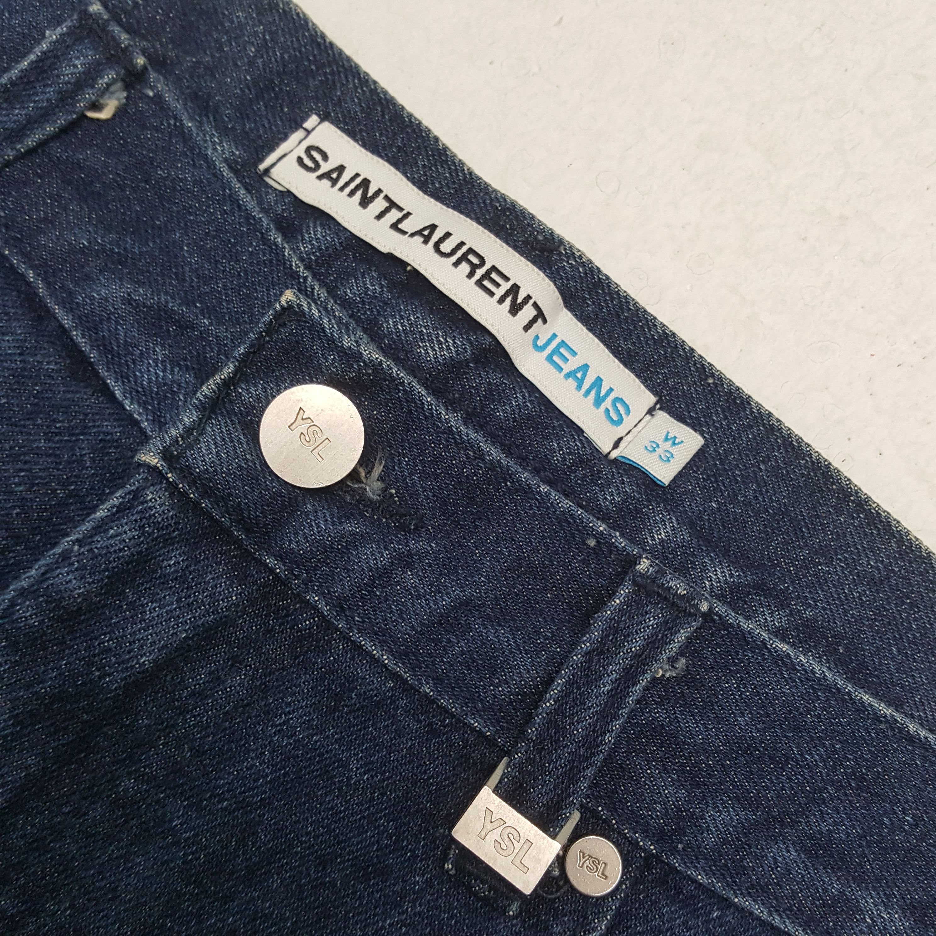 Designer × Vintage Vintage SAINT LAURENT Italian Fashion Brand Jeans C280N33 Size US 32 / EU 48 - 12 Thumbnail