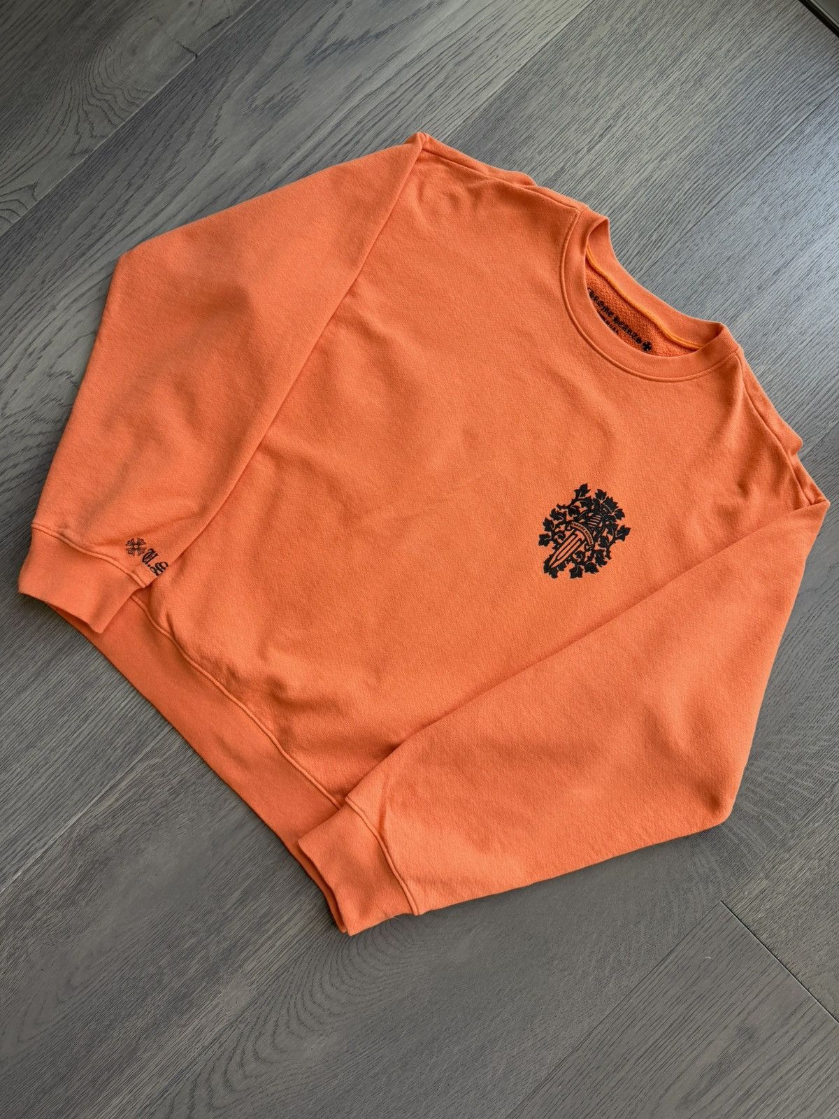 Chrome Hearts Chrome Hearts Vine Dagger Orange Crewneck Size US L / EU 52-54 / 3 - 3 Thumbnail