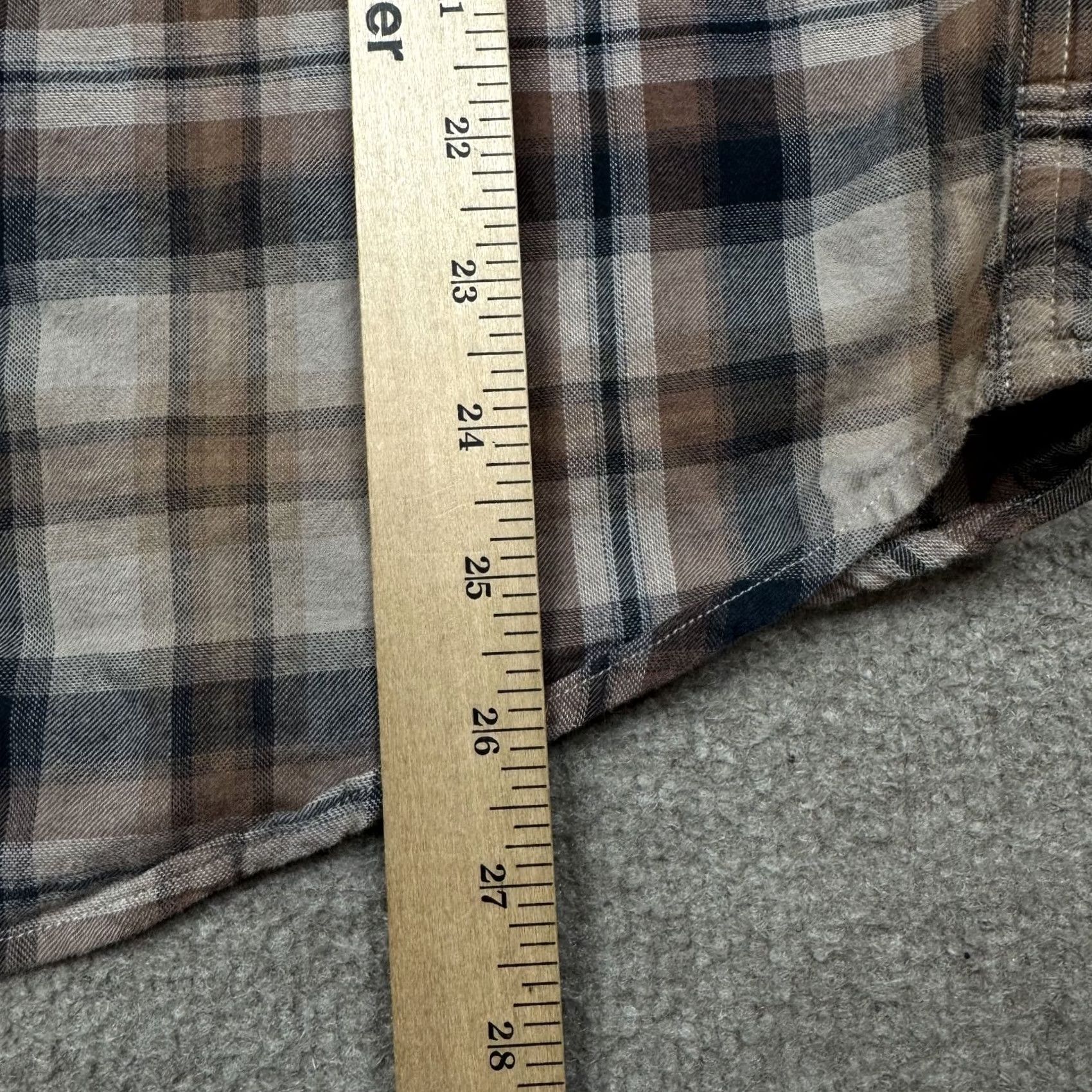 Vintage Columbia Shirt Mens M Brown Men Size Button Plaid Long Sleeve Outdoor Camp Hunt Size US M / EU 48-50 / 2 - 6 Thumbnail