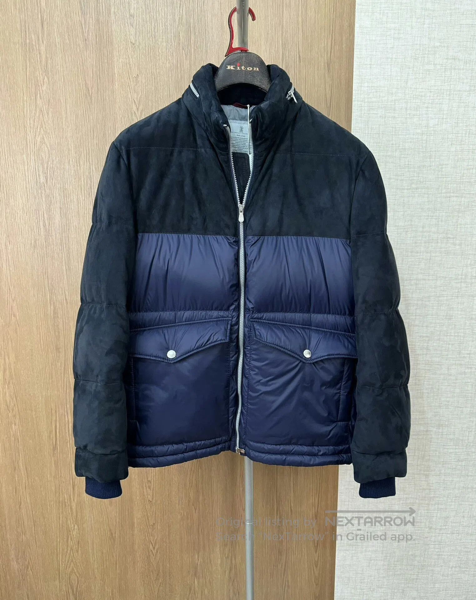 Brunello Cucinelli Brunello Cucinelli Men's Down Jacket. Size US M / EU 48-50 / 2 - 1 Thumbnail