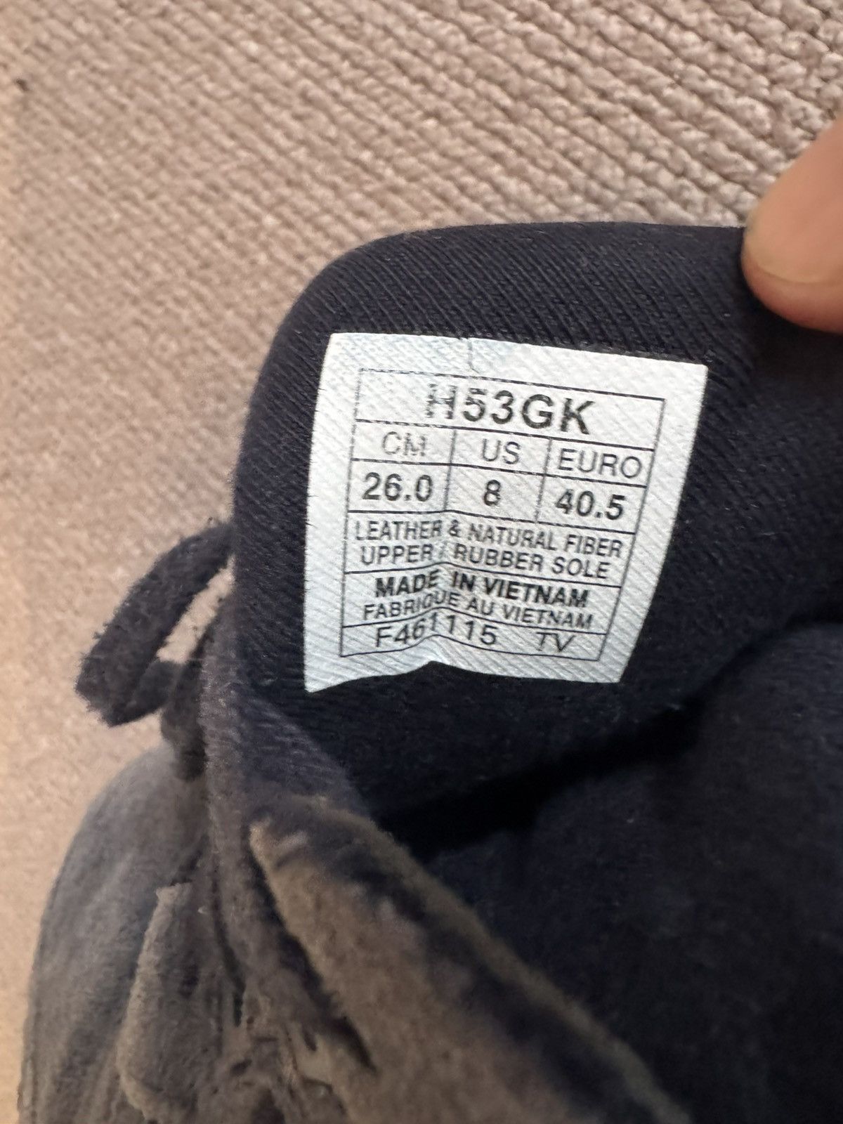 Asics × Reigning Champ ASICS x Reigning Champ Gel-Lyte III “Indian Ink” - US 8 Size US 7 / EU 40 - 5 Thumbnail