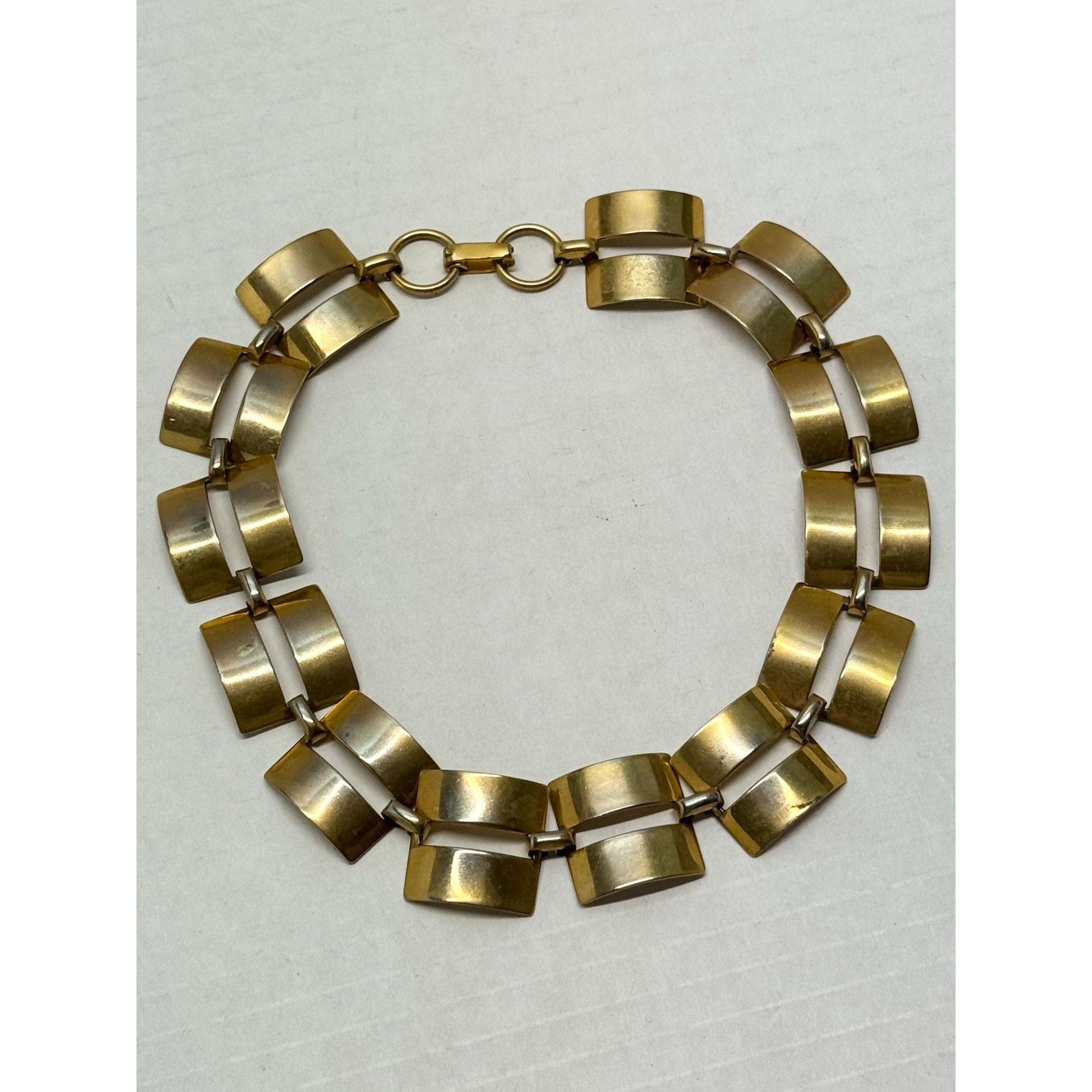 Vintage Vintage gold collar choker necklace Size ONE SIZE - 2 Thumbnail