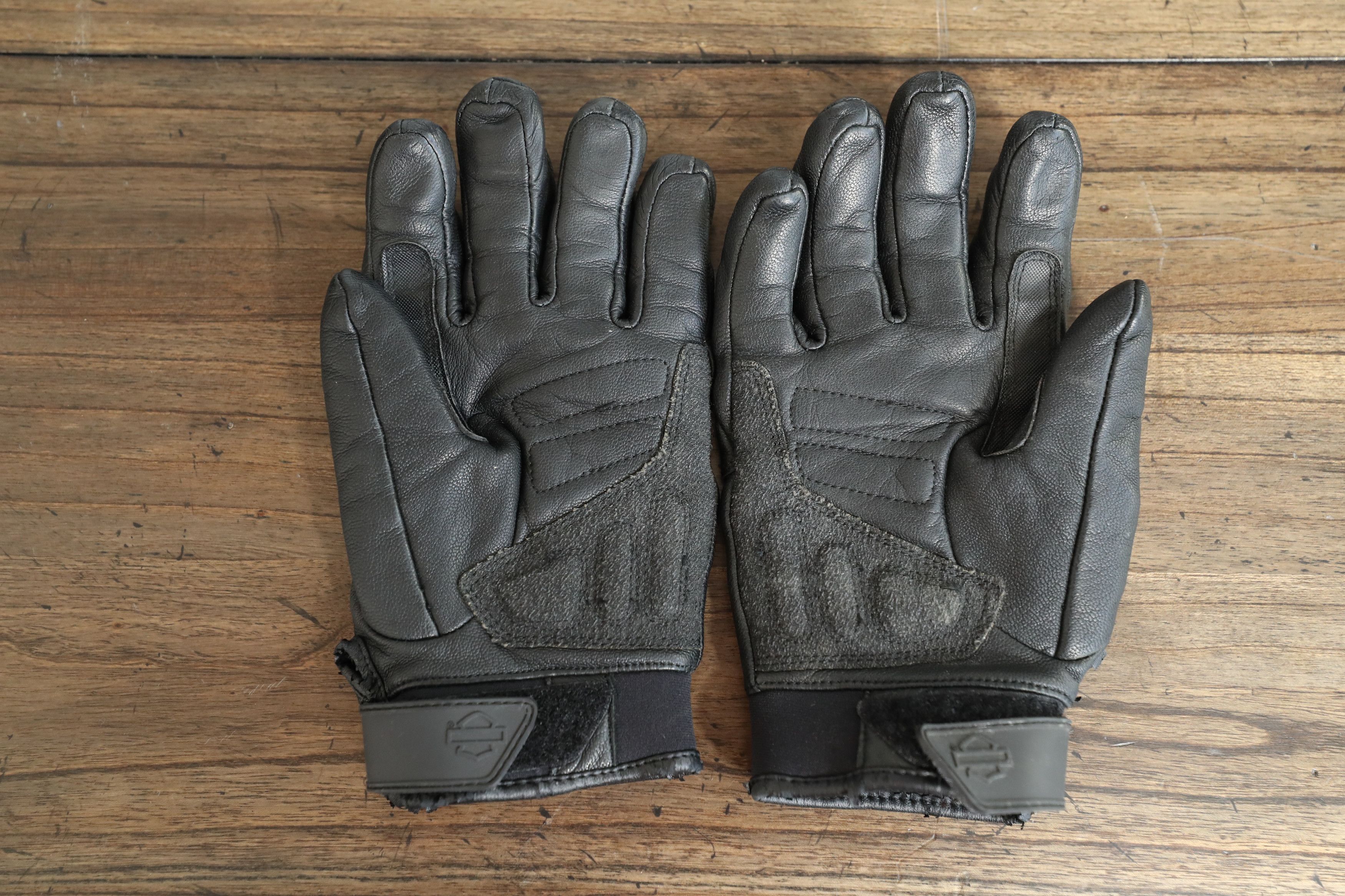 Harley Davidson Harley Davidson Goatskin Leather Motorcycle Gloves 2013 (M) Size ONE SIZE - 4 Thumbnail
