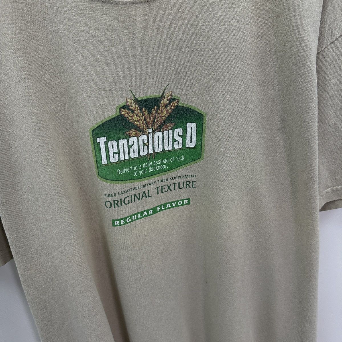 Band Tees Vintage 00s Tenacious D Wheat Regular Flavor tee rock y2k og Size US XL / EU 56 / 4 - 4 Thumbnail