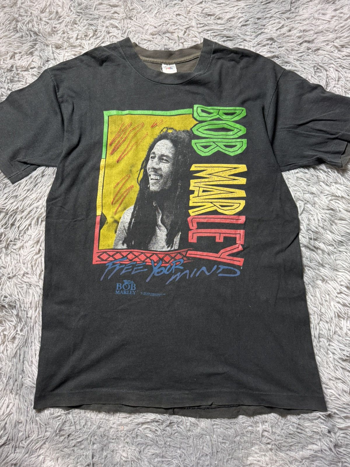 Bob Marley Vintage Bob Marley 1993 Free Your Mind Size US L / EU 52-54 / 3 - 1 Thumbnail