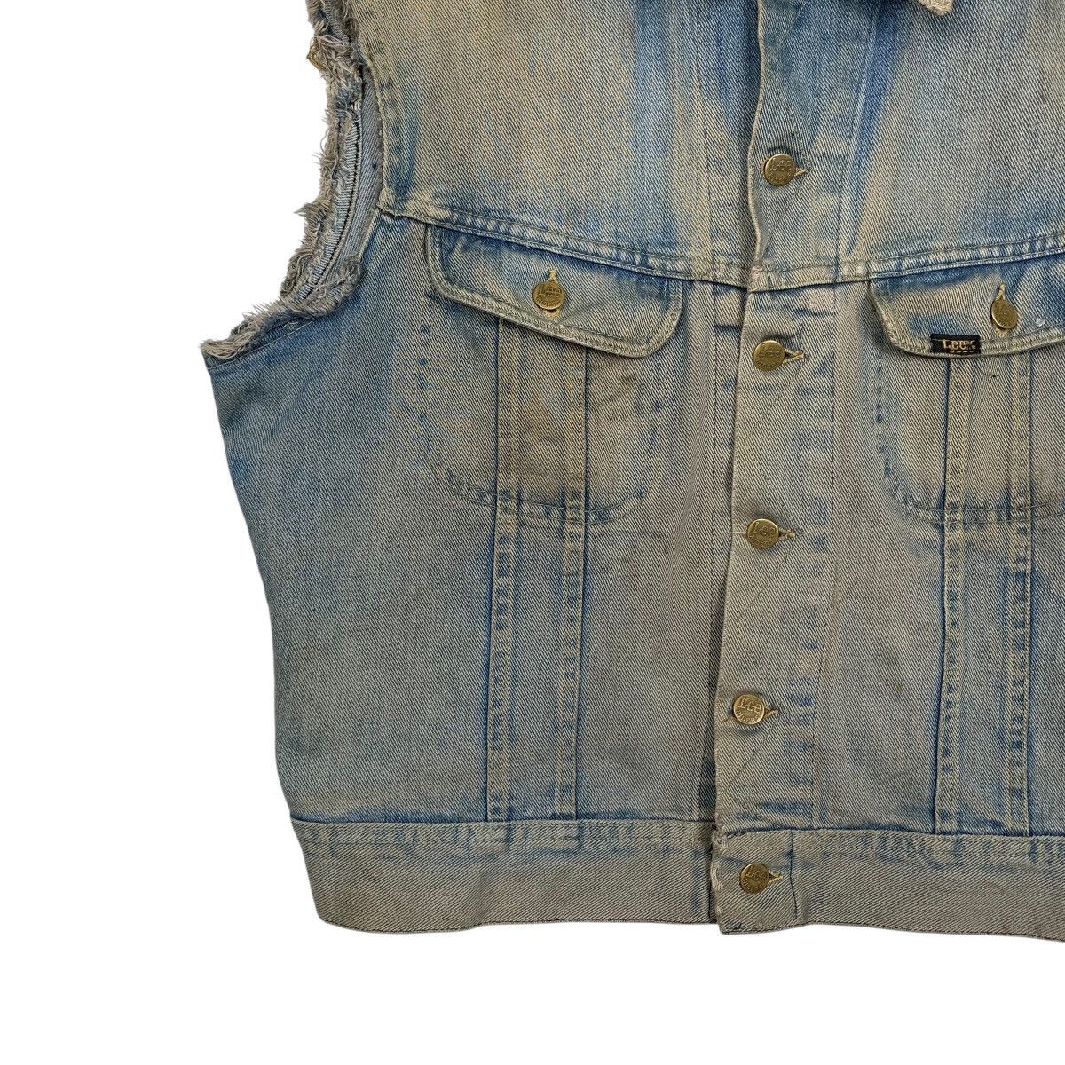 Lee Vintage 80s Lee Biker Denim Vest Size US M / EU 48-50 / 2 - 4 Thumbnail