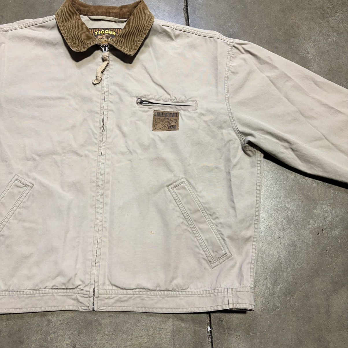 Disney Vintage Disney Tigger Canvas Jacket Bomber Detroit Corduroy Size US L / EU 52-54 / 3 - 4 Thumbnail