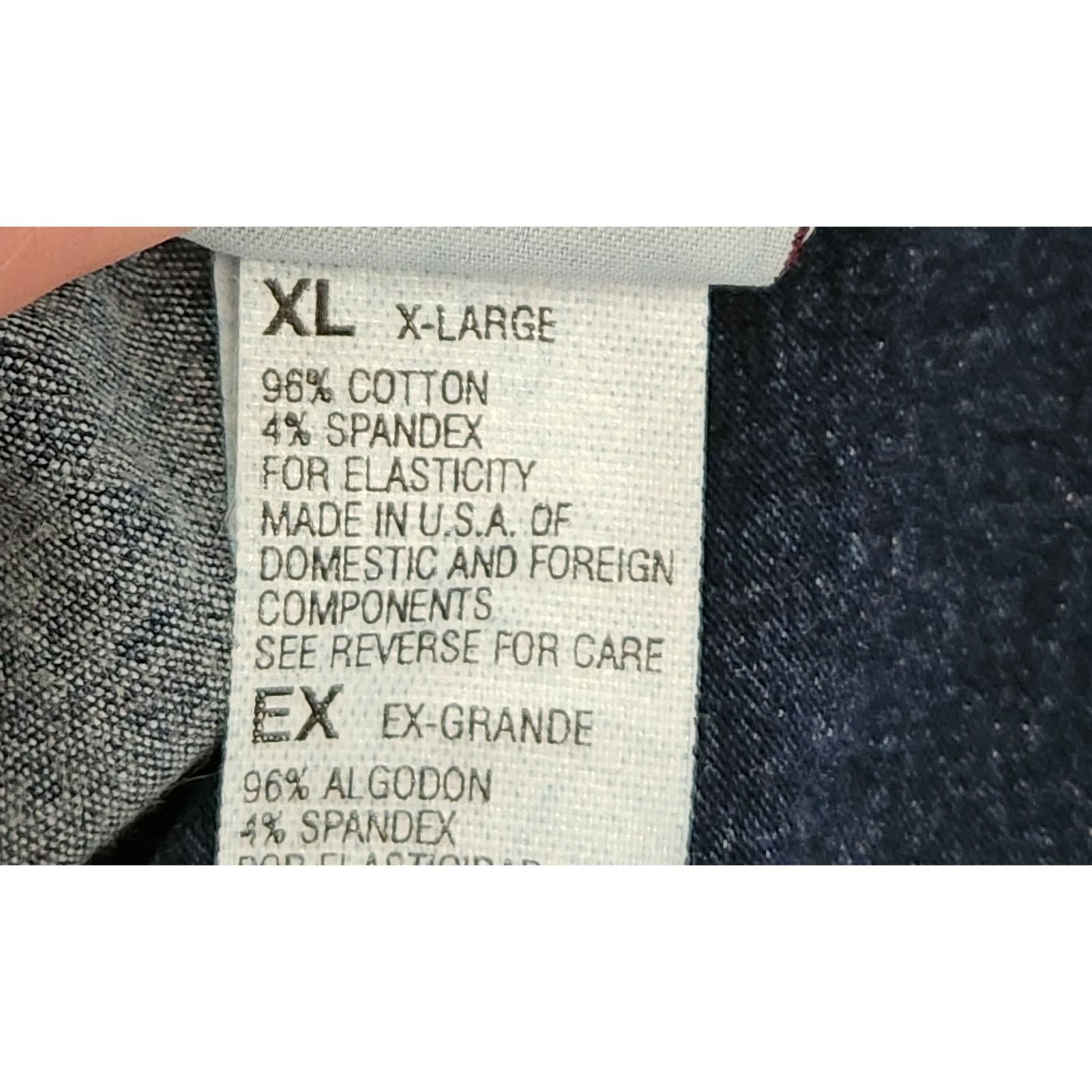 Faded Glory Faded Glory Blue Pull On Cropped Jeans XL Lightweight Soft Size 30" / US 8 / IT 44 - 4 Thumbnail