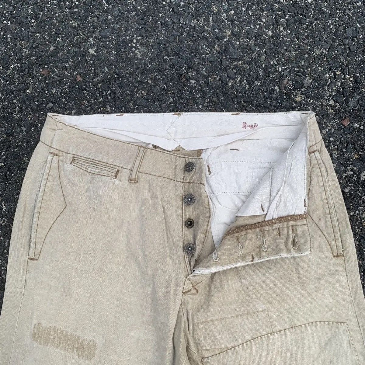 Polo Ralph Lauren × Ralph Lauren POLO RALPH LAUREN TROUSERS PATCHWORK RUGGED PANTS NICEDESIGN Size US 29 - 8 Thumbnail