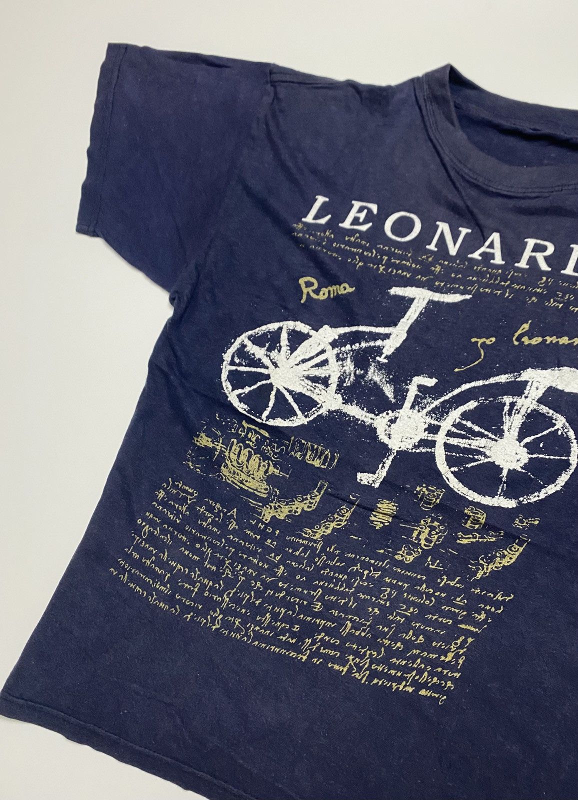 Arts & Science Vintage 90s Leonardo Da vinci (The Birth Of Bicycle) Size US L / EU 52-54 / 3 - 3 Thumbnail