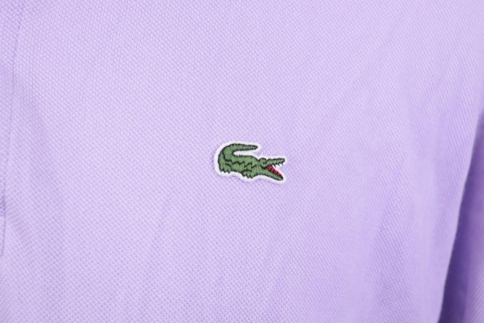 Lacoste Lacoste Purple Short Sleeve Polo Shirt Size 7/ US XXL Size US XXL / EU 58 / 5 - 3 Thumbnail