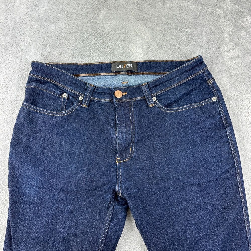 DUER DUER L2X Slim Fit Performance Blue Denim Slim Jeans Men's S Size US 34 / EU 50 - 9 Thumbnail