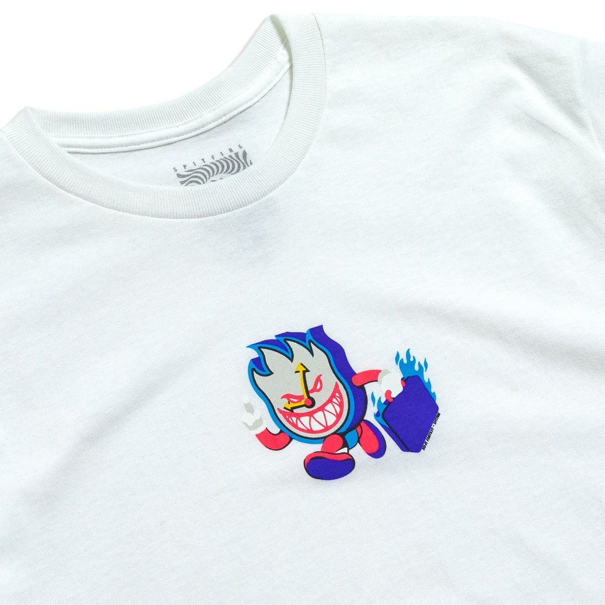 Sci-Fi Fantasy × Spitfire Sci-Fi x Spitfire Burning Time Tee in White / S Size US S / EU 44-46 / 1 - 2 Thumbnail