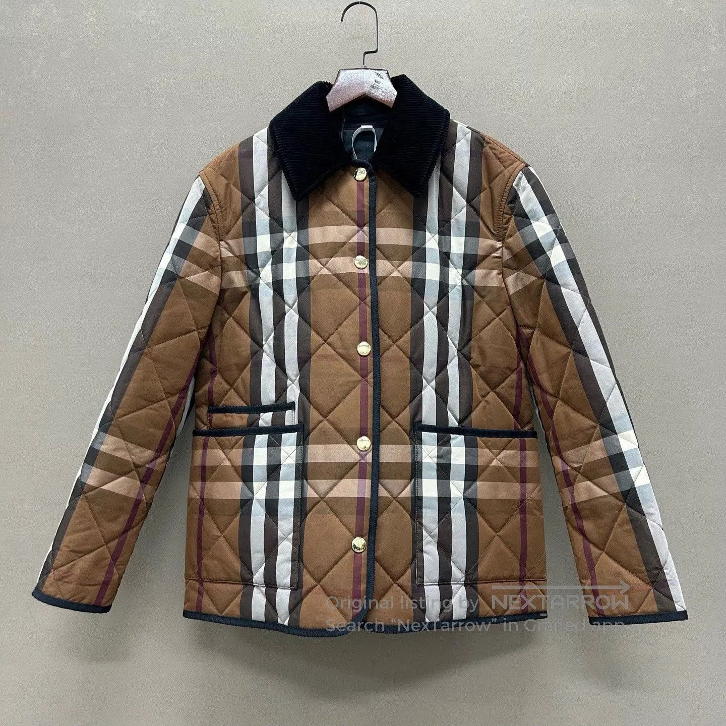 Burberry burberry quilted corduroy hooded winter coat. Size US S / EU 44-46 / 1 - 1 Thumbnail