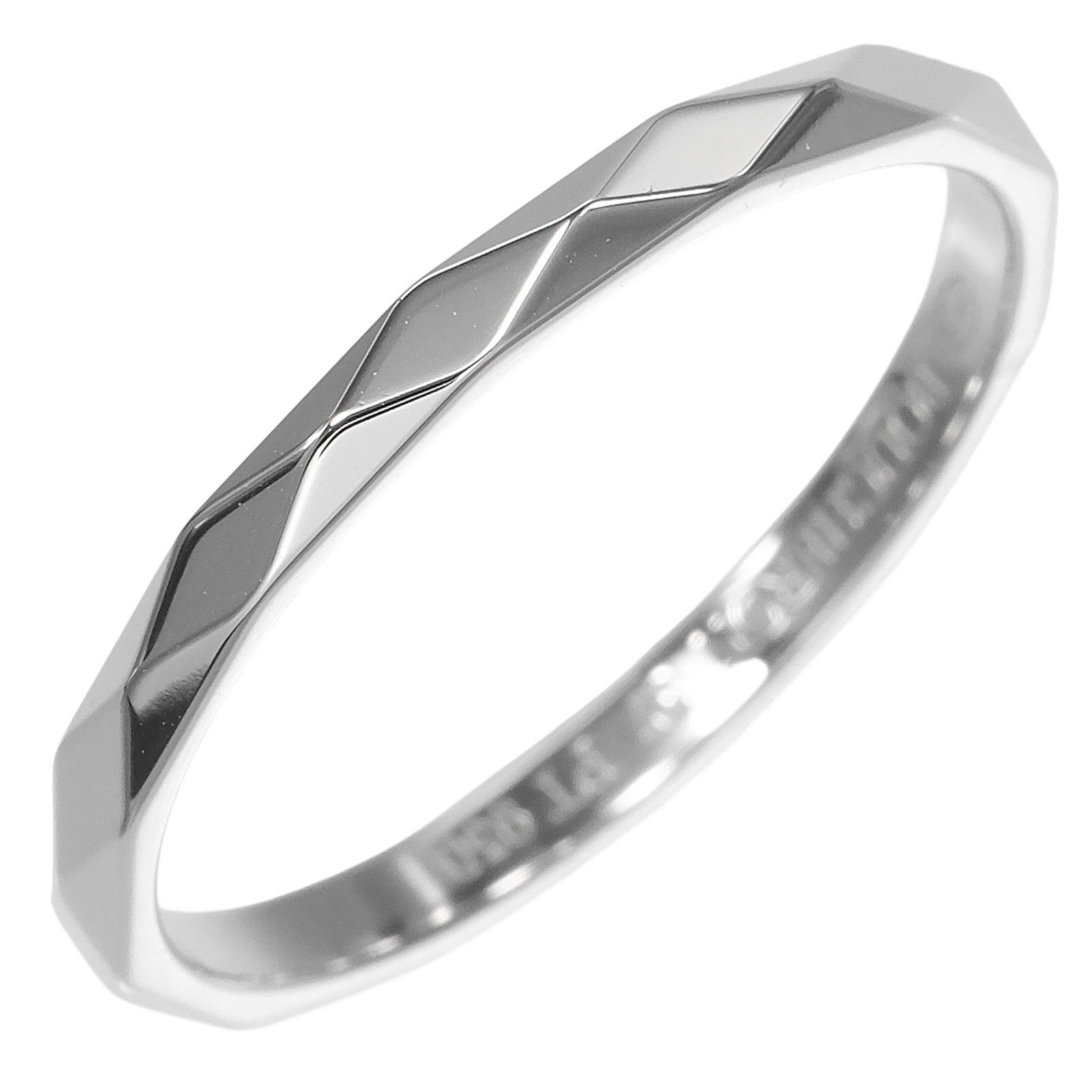 Other Boucheron Boucheron Facette Small Pt950 Platinum Ring Size 16 Precious Metal Ring DUTY FREE for USA Size ONE SIZE - 1 Thumbnail