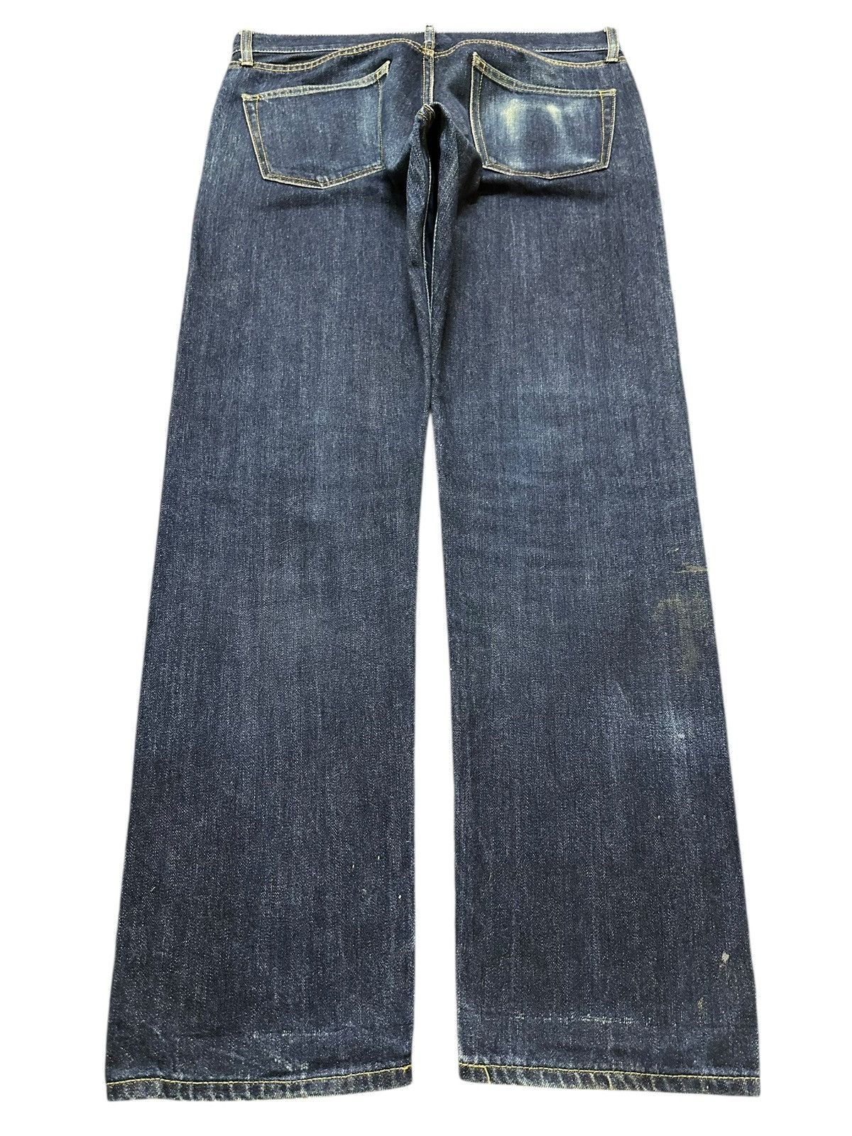 Japanese Brand Vintage Japanese Uniqlo Selvedge Faded Wash Distress Jeans Size US 34 / EU 50 - 3 Thumbnail