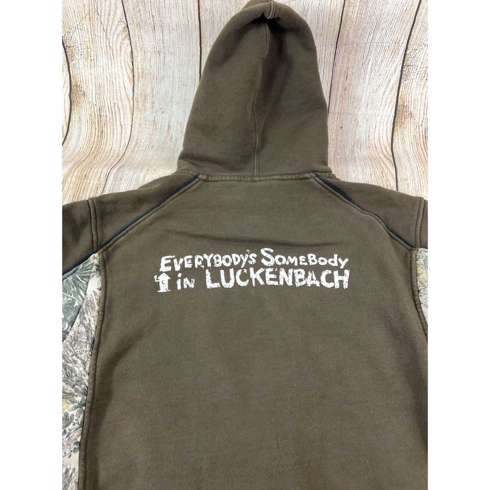 Vintage Game Guard Hoodie Pullover Sweatshirt L Brown Outdoor Classic Hooded Pockets Fleece Men size Large Texas Luckenbach 90s Size US L / EU 52-54 / 3 - 8 Thumbnail