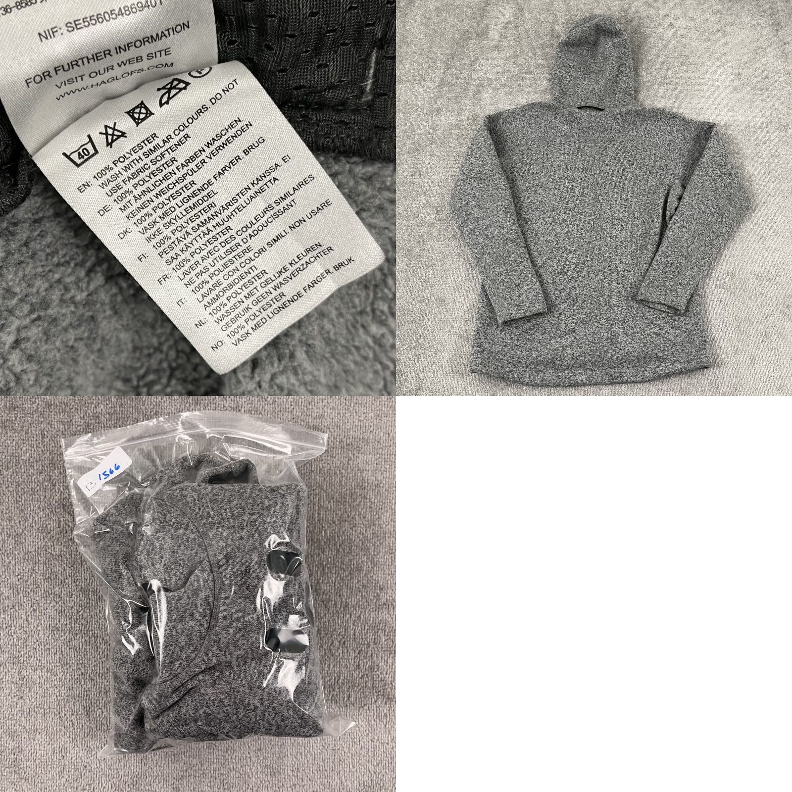 Vintage Haglöfs Swook Logo Hoodie Jacket Mens M Gray Fleece Pullover Outdoor Hiking Pullover Hooded Sweatshirt Regular Fit Size US M / EU 48-50 / 2 - 8 Thumbnail