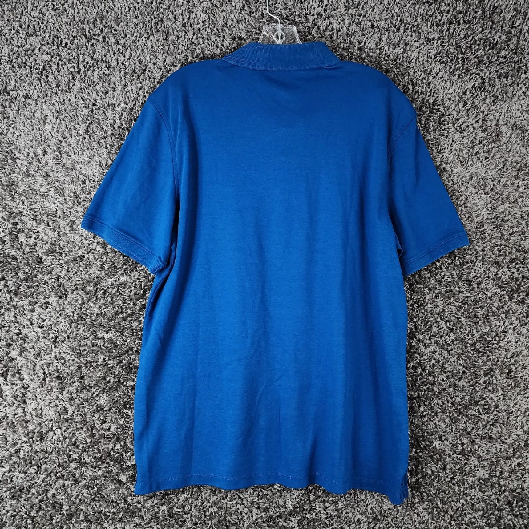 Calvin Klein CALVIN KLEIN Men's Blue Soft Short Sleeve Polo Shirt Size L Size US L / EU 52-54 / 3 - 5 Thumbnail