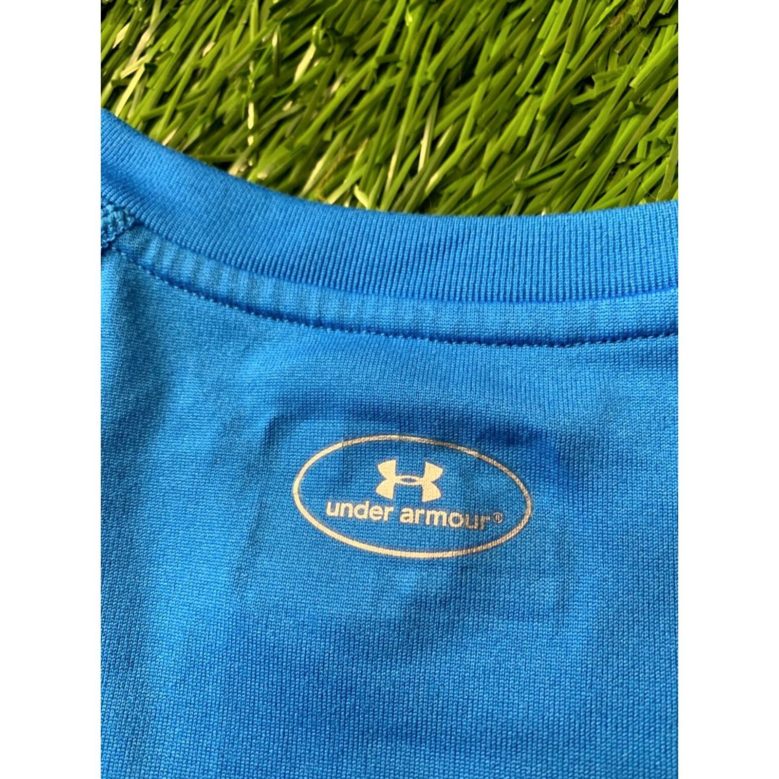 Under Armour UNDER ARMOUR HEATGEAR WOMEN COMPRESSION TRAINING SHIRT JERSEY ORIGINAL SIZE XS BLUE Size XS / US 0-2 / IT 36-38 - 8 Thumbnail