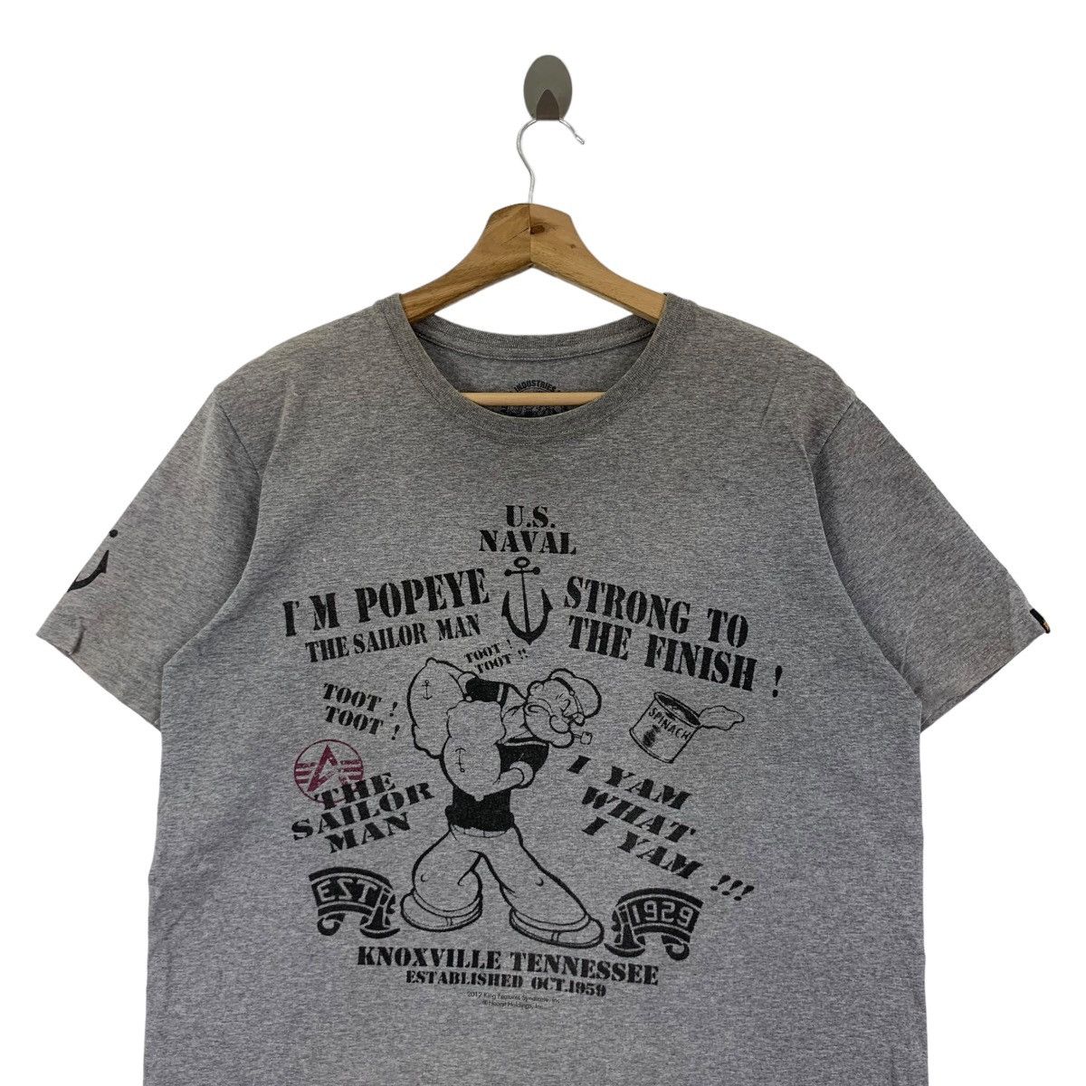 Alpha Industries ALPHA INDUSTRIES x POPEYE US Naval Army Tee Shirt Size US L / EU 52-54 / 3 - 2 Thumbnail