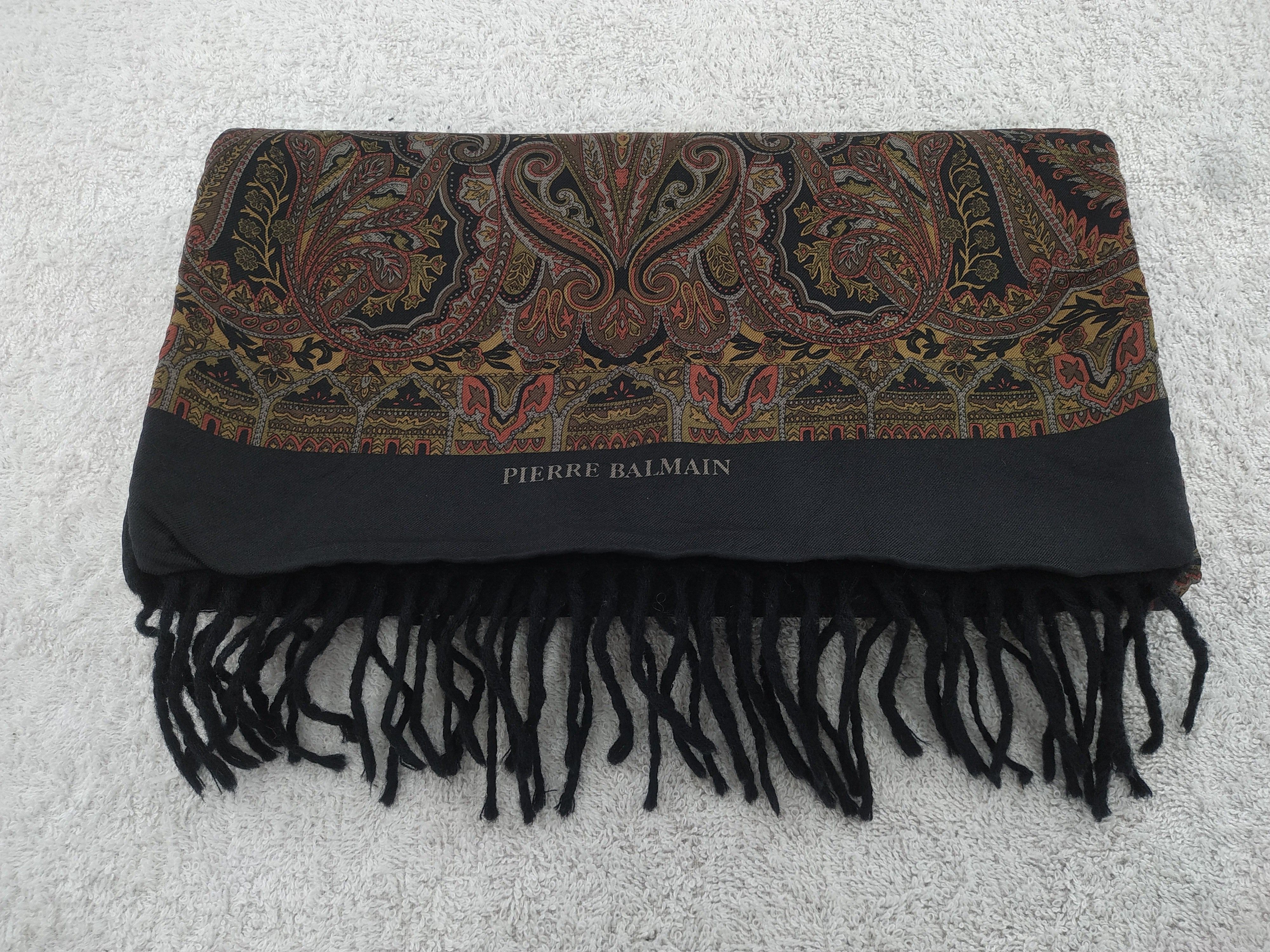 Vintage Pierre Balmain Scarf / Muffler / Neckwear - WW454 Size ONE SIZE - 3 Thumbnail