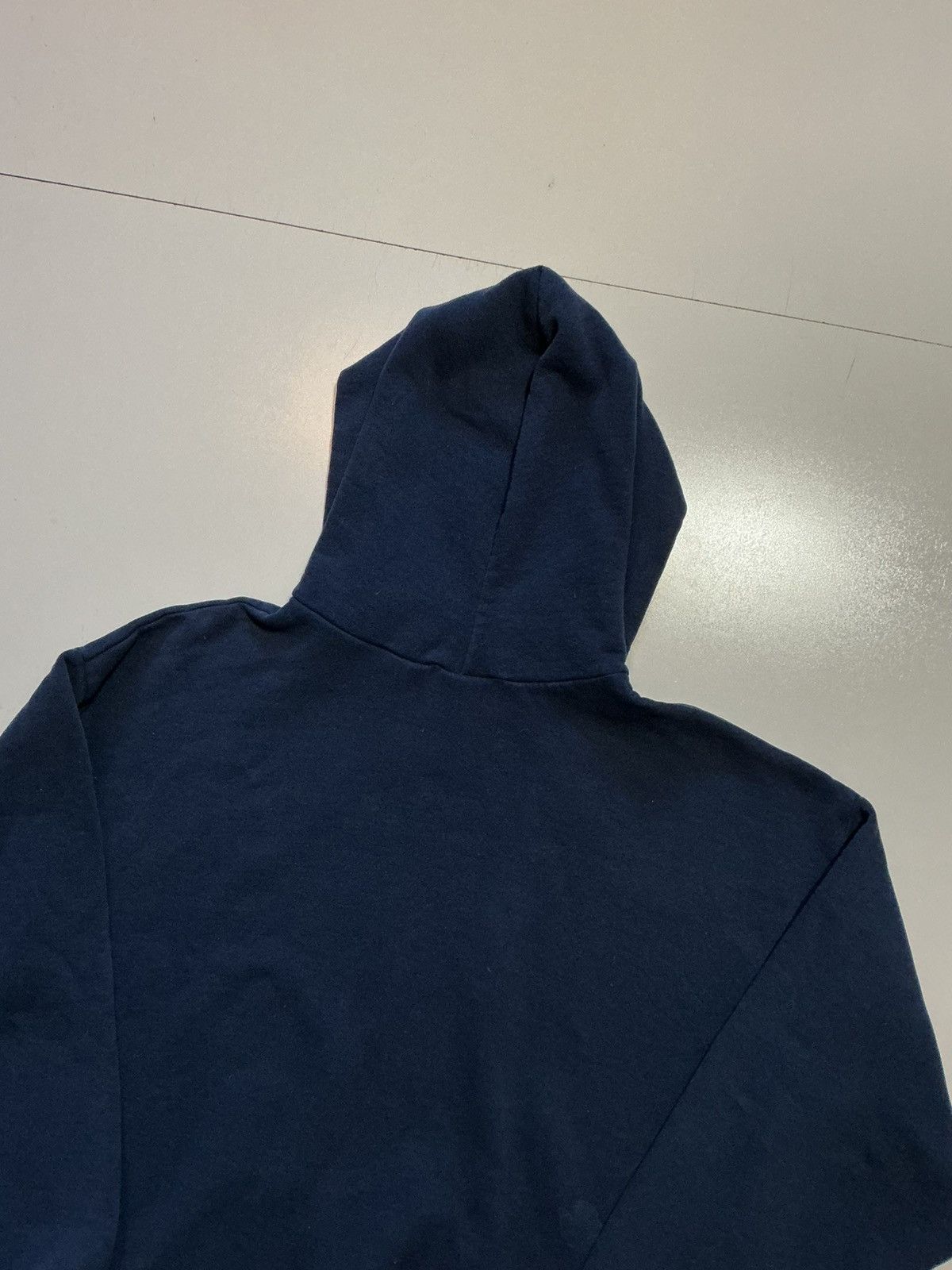 Jerzees Vintage Jerzees Super Sweats La Salle Navy Blue Hoodie Size US XL / EU 56 / 4 - 4 Thumbnail