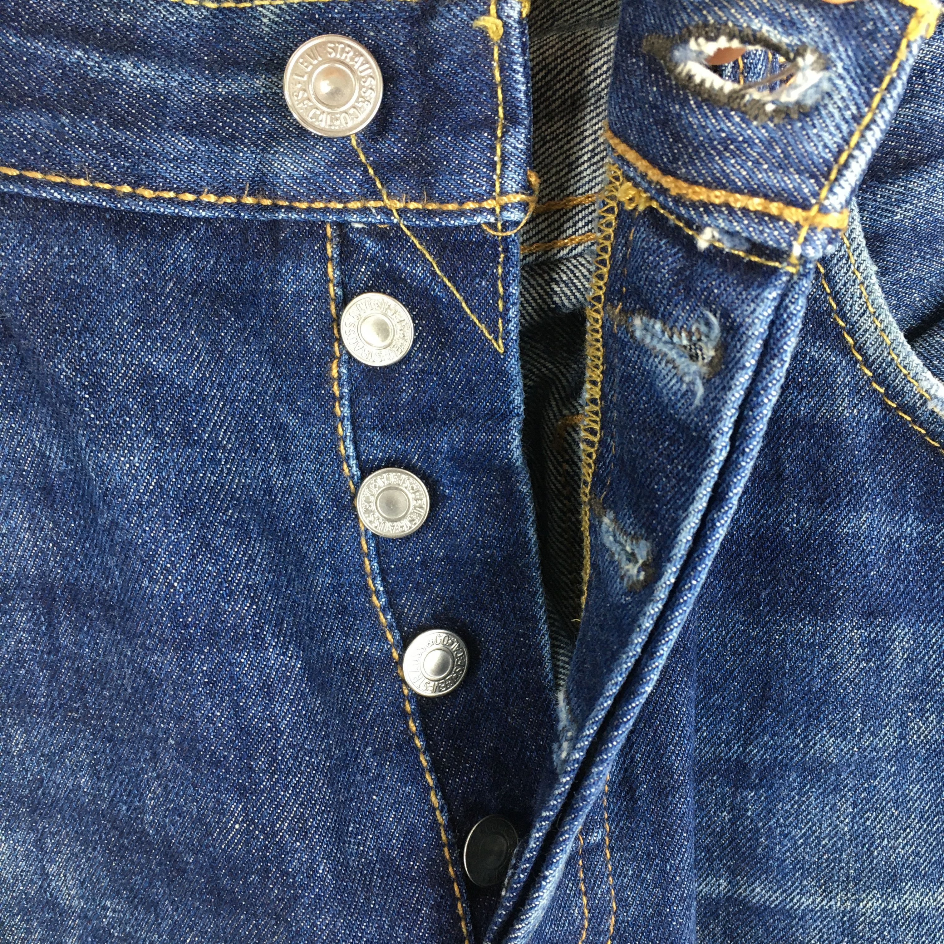 Levi's Size 29x32 Vintage 90s Levi's 501 Splash Stonewash S47 Size US 33 - 6 Thumbnail