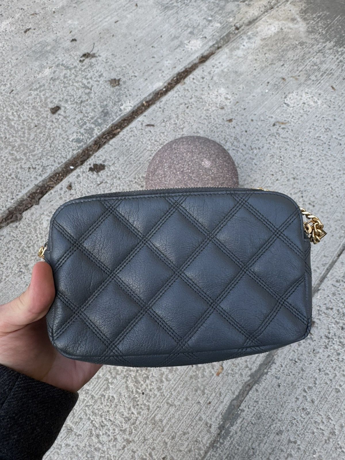 Saint Laurent Paris Saint Laurent Shoulder Black-Grey Bag Size ONE SIZE - 3 Thumbnail