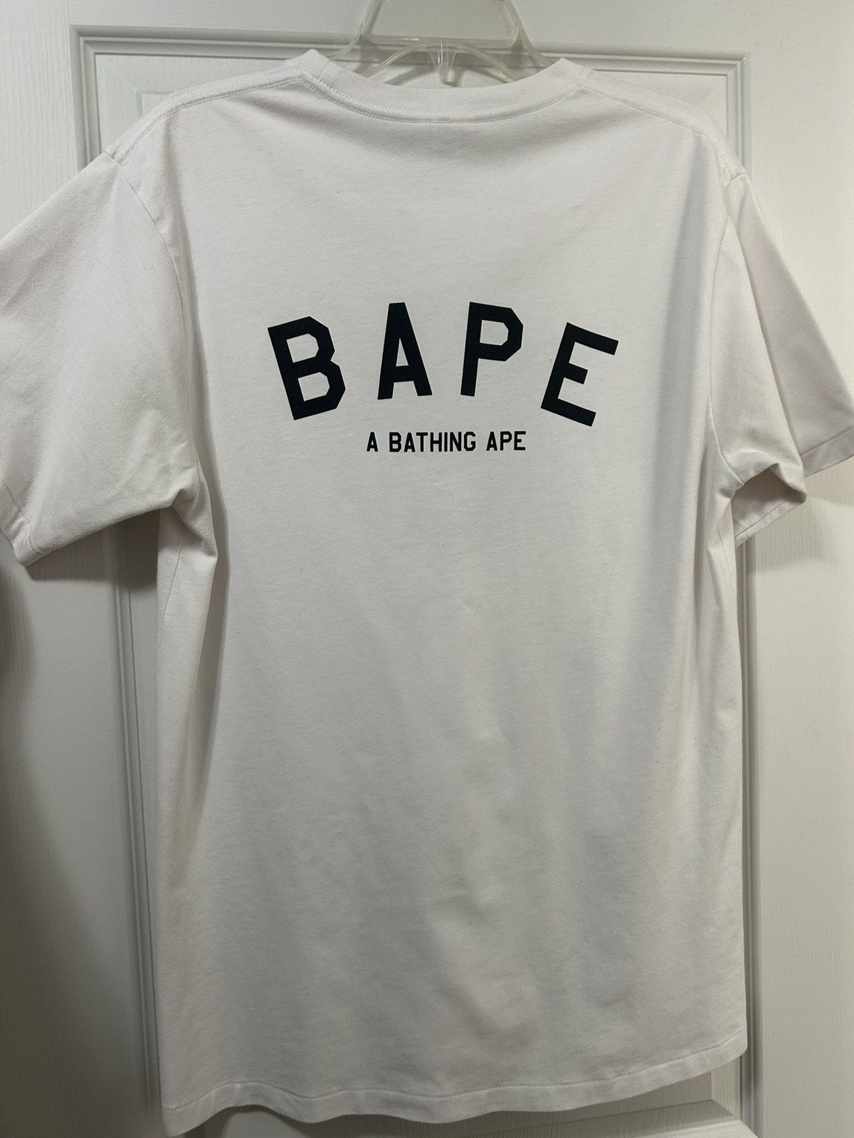 Bape White Bape Tee Size US XL / EU 56 / 4 - 5 Thumbnail