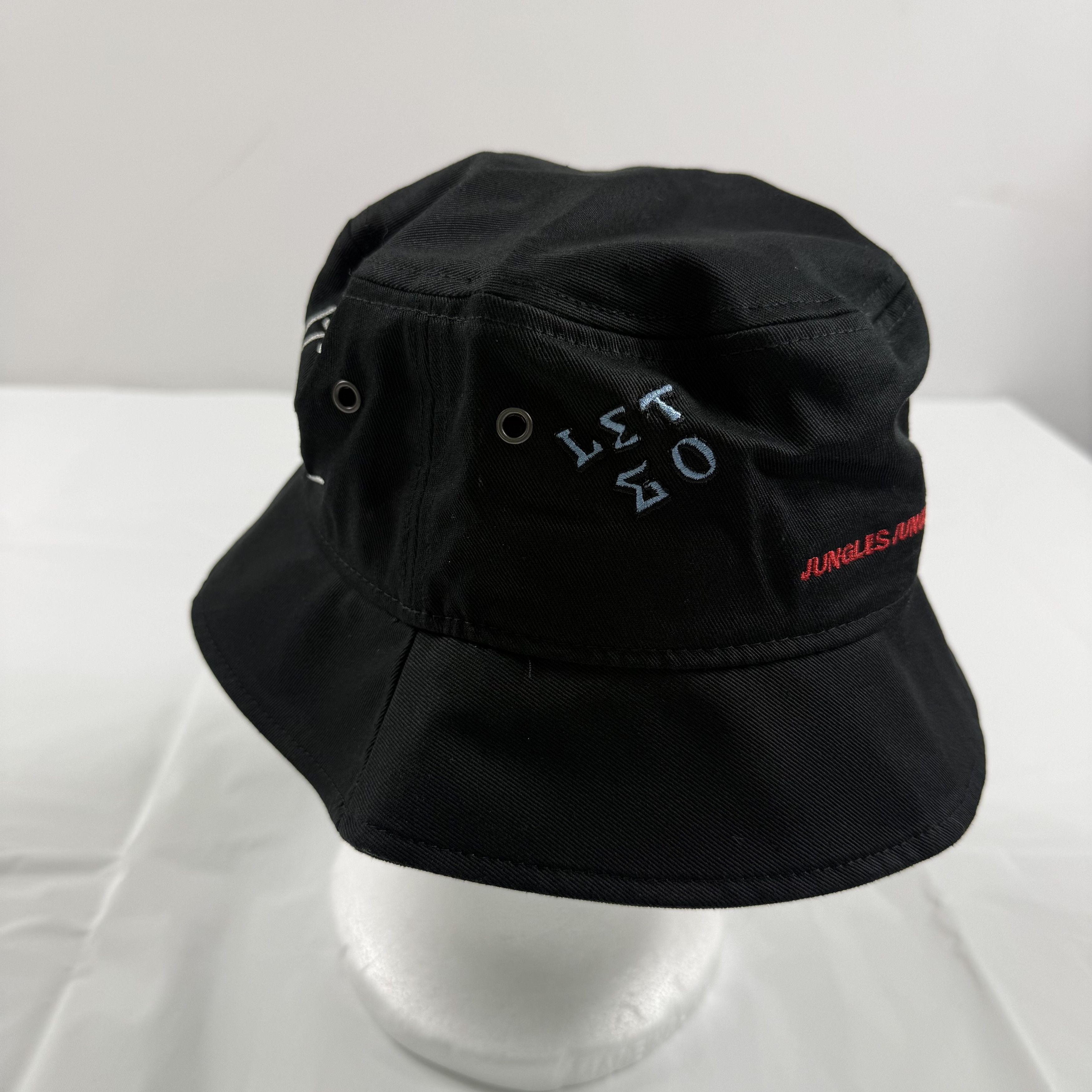 Jungles Jungles Jungles Bucket Hat Embroidered Cotton Streetwear Size ONE SIZE - 4 Thumbnail