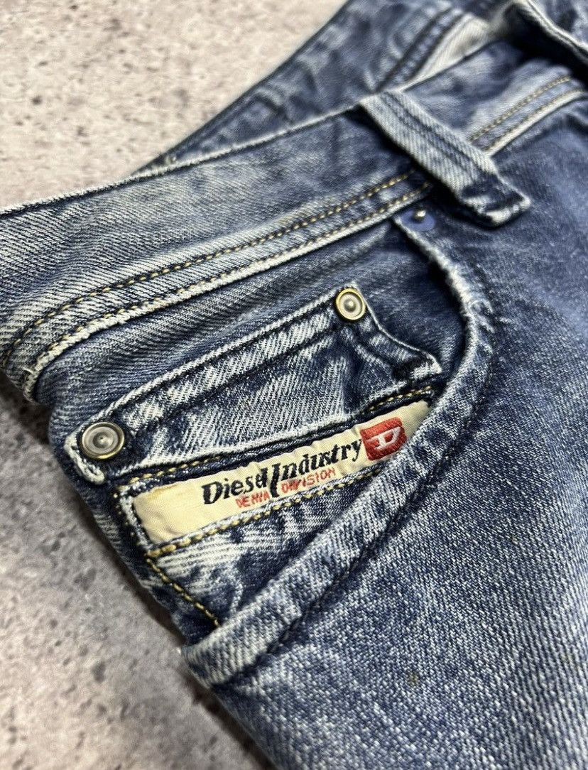 Diesel Vintage Y2K Faded Baggy Cargo Pants Watanabe Distressed Size US 31 - 8 Thumbnail