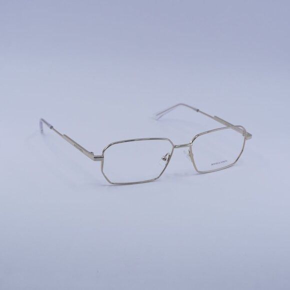 Bottega Veneta BV1073O 002 Eyeglasses Gold 56mm Rectangle