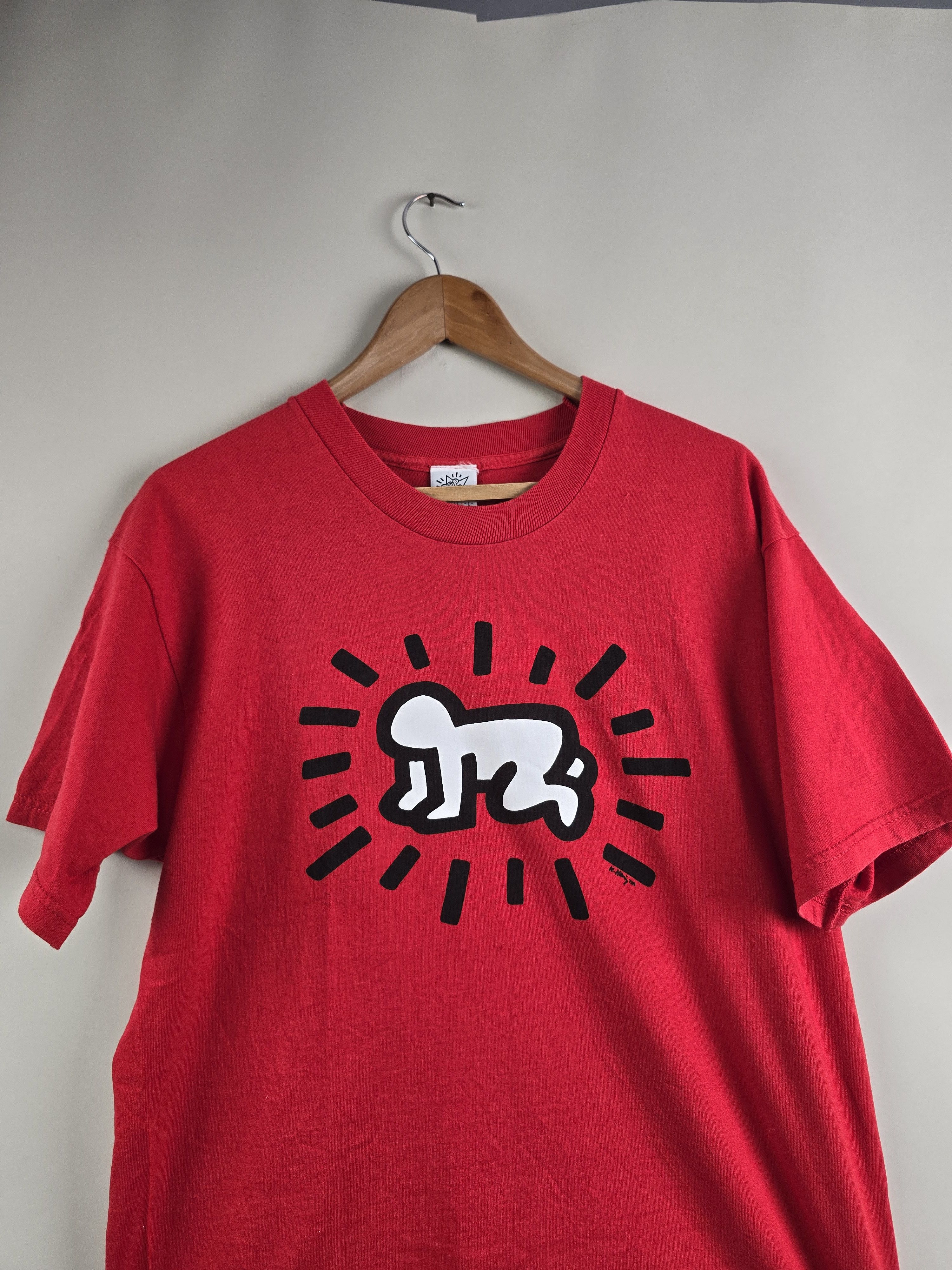 Keith Haring × Vintage 80s Keith Haring Baby Pop Shop Art Tee L 21" 31" Size US L / EU 52-54 / 3 - 5 Thumbnail