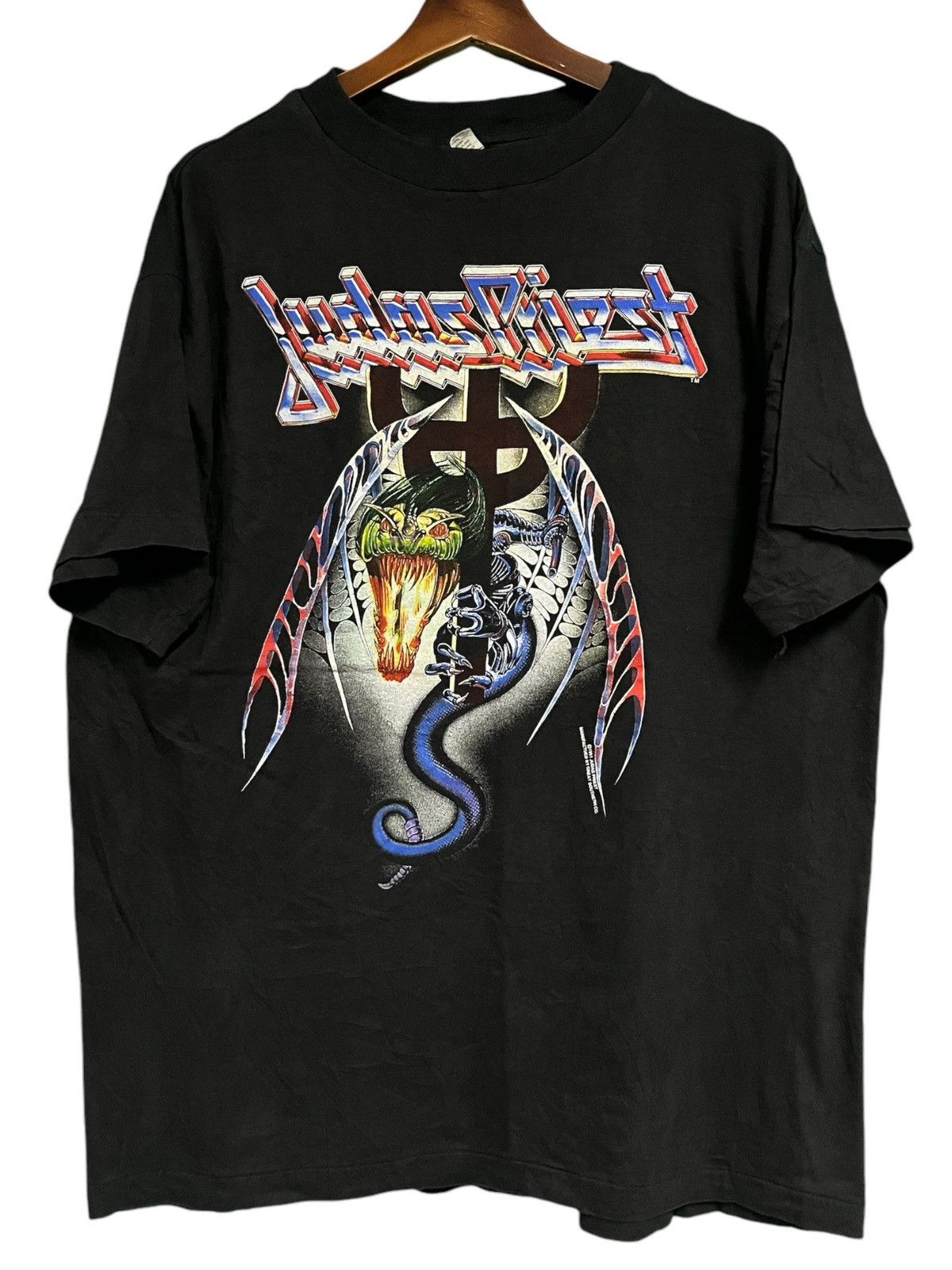 Band Tees Vintage Judas Priest 90s t shirt Size US XL / EU 56 / 4 - 1 Thumbnail