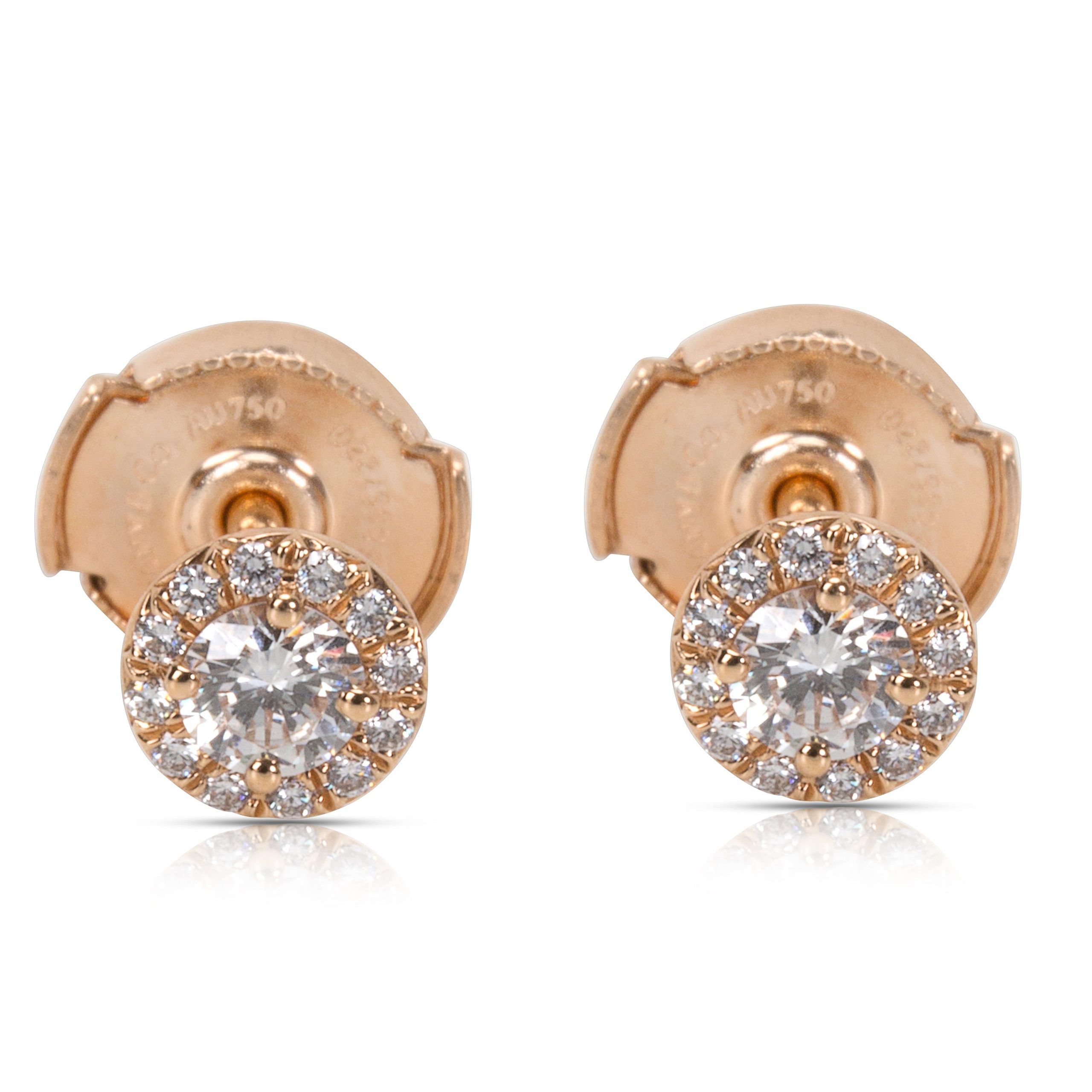 Tiffany Diamond Soleste Earrings in 18K Rose Gold CTW)