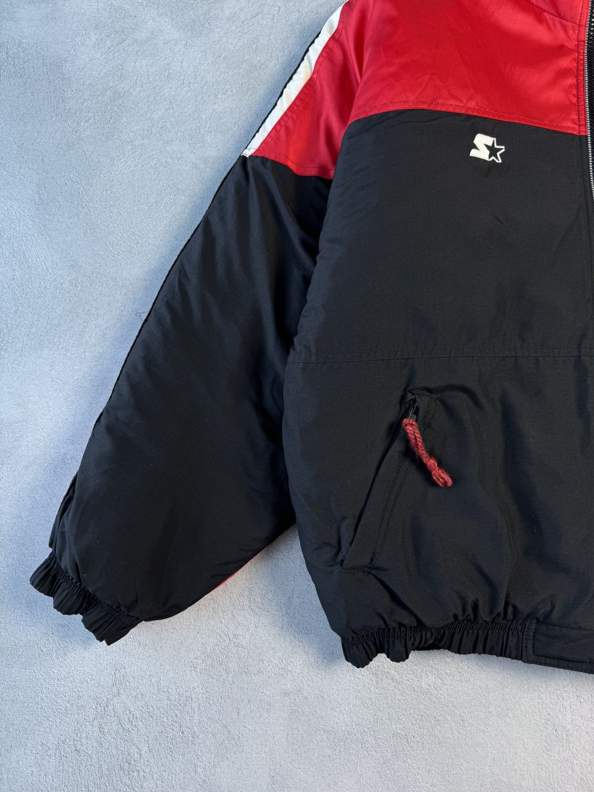 Starter Calgary Stampeders Vintage 90s Football Bomber Jacket Size US L / EU 52-54 / 3 - 6 Thumbnail