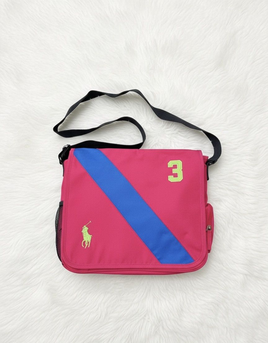 Polo Ralph Lauren POLO RALPH LAUREN BANNER STRIPE II MESSENGER BAG Size ONE SIZE - 1 Thumbnail