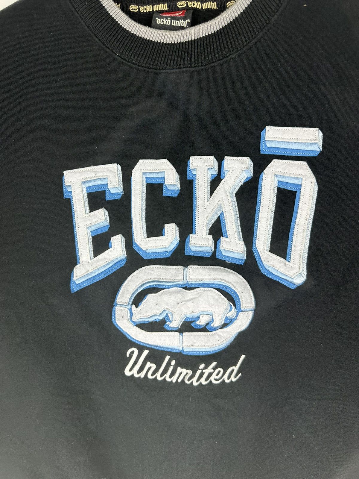 Ecko Unltd. × If Six Was Nine Vintage Ecko Unlimited Embroidery Senter Logo Sweatshirt Size US M / EU 48-50 / 2 - 3 Thumbnail
