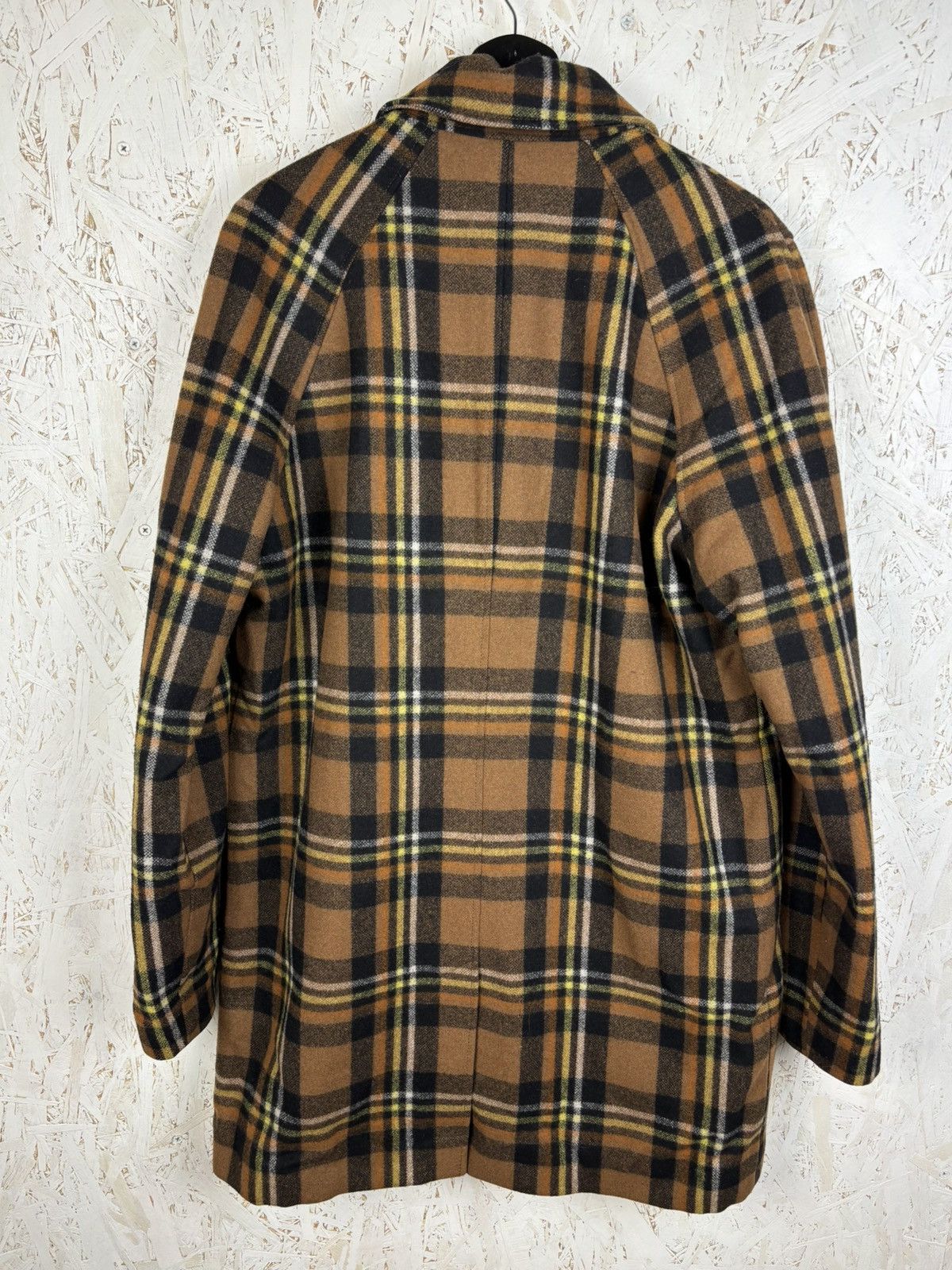 Samsoe Samsoe Samsoe Samsoe x Manteco Wool Musone Coat Plaid Check Size L Size US L / EU 52-54 / 3 - 6 Thumbnail