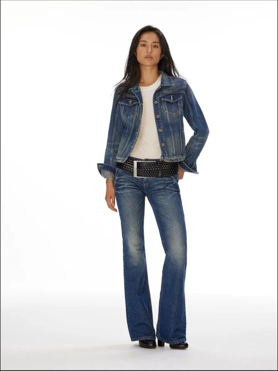 Fax Copy Express Fax Copy Express 000 Slim Flare Denim Raw Jean Size 28" / US 6 / IT 42 - 7 Thumbnail