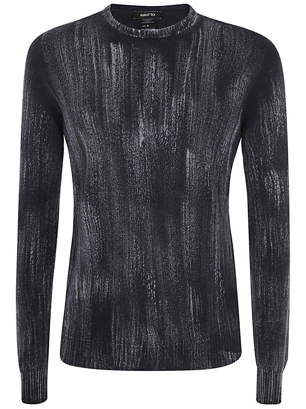Avant Toi TONAL EFFECT ROUND NECK REVERSIBLE PULLOVER Size US XL / EU 56 / 4 - 1 Thumbnail