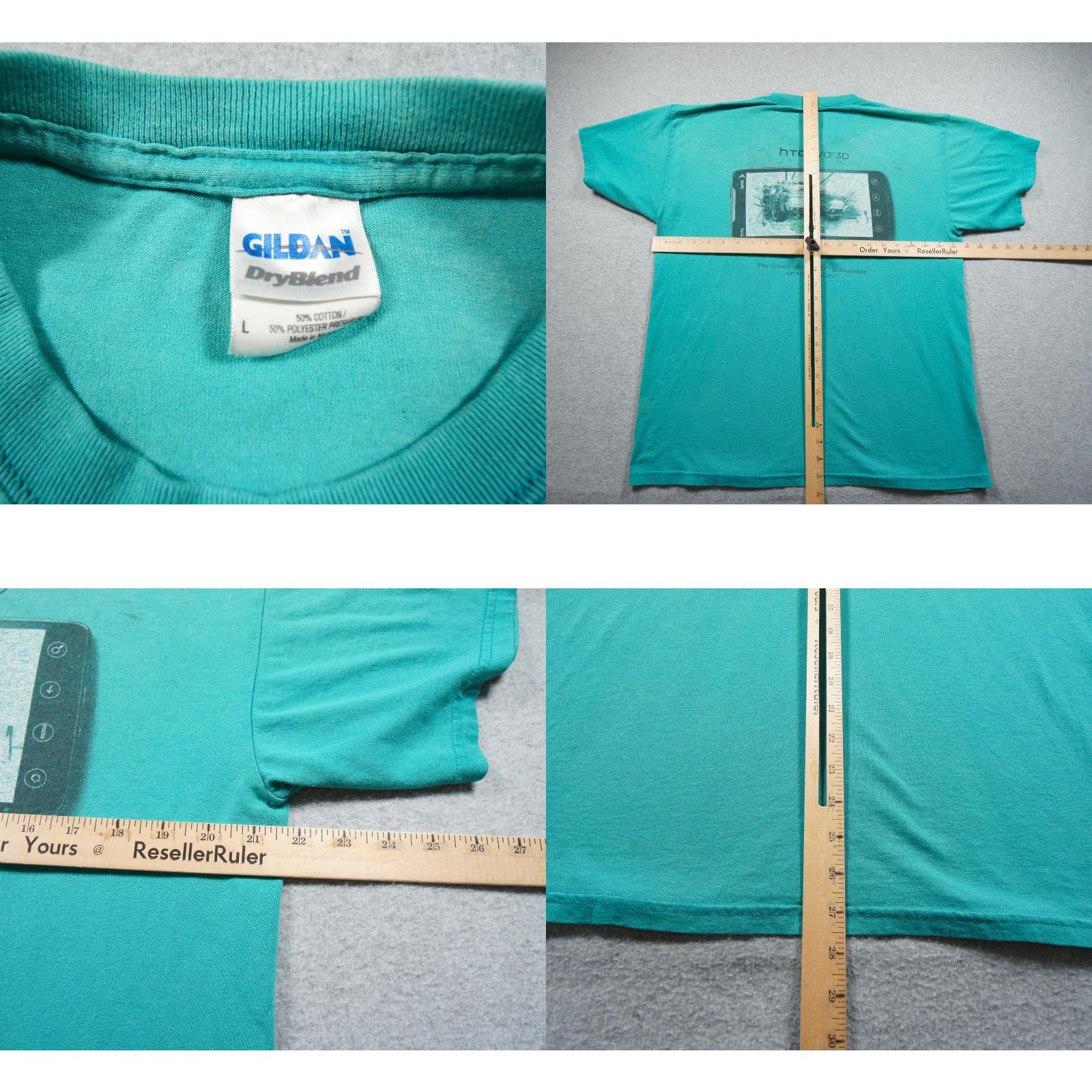 Gildan VINTAGE Nike Shirt Mens Large Blue Sprint Technology Phone Tee Promo Size US L / EU 52-54 / 3 - 8 Thumbnail