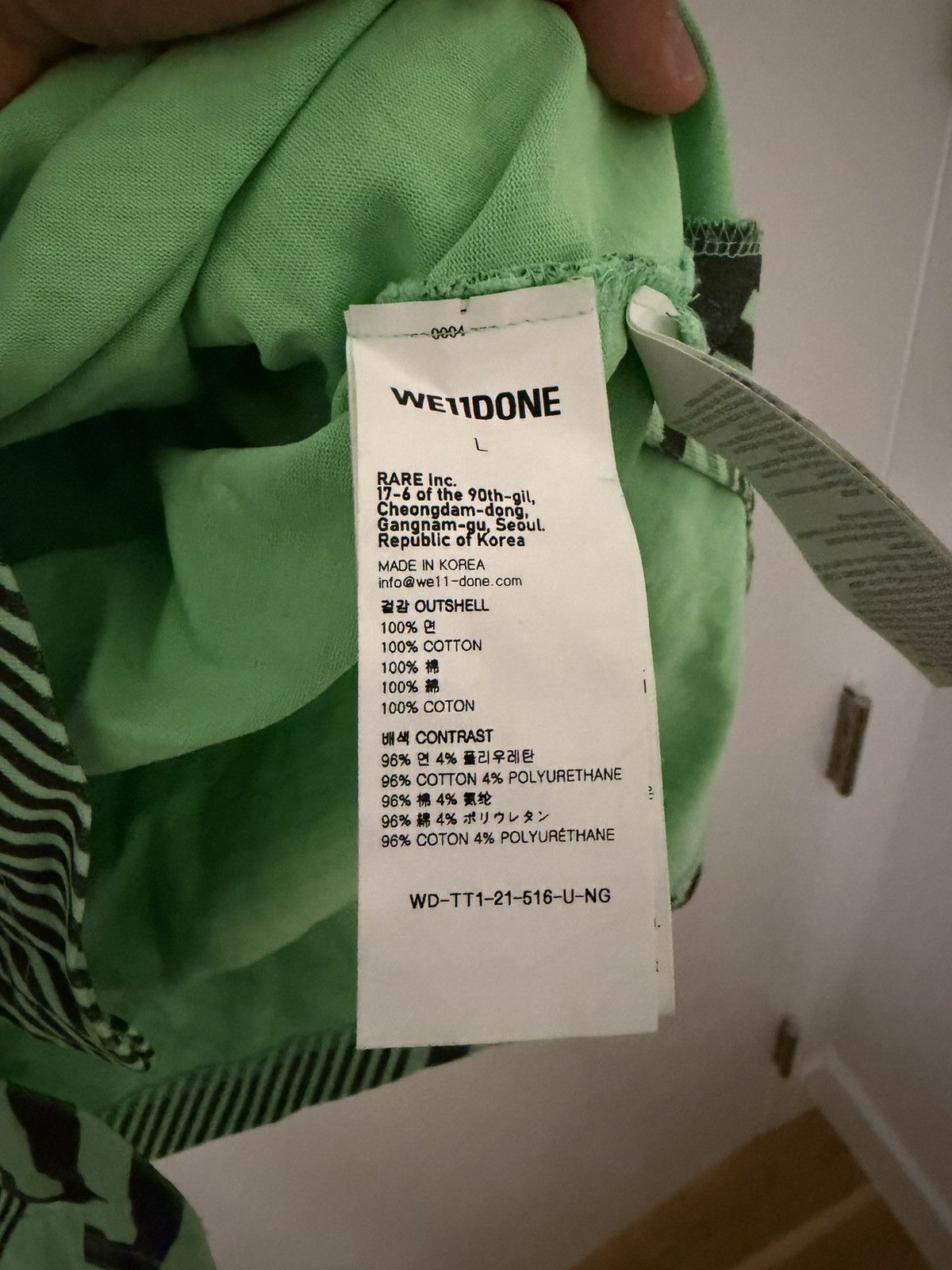 WE11DONE We11done Long T shirt Size US L / EU 52-54 / 3 - 3 Thumbnail