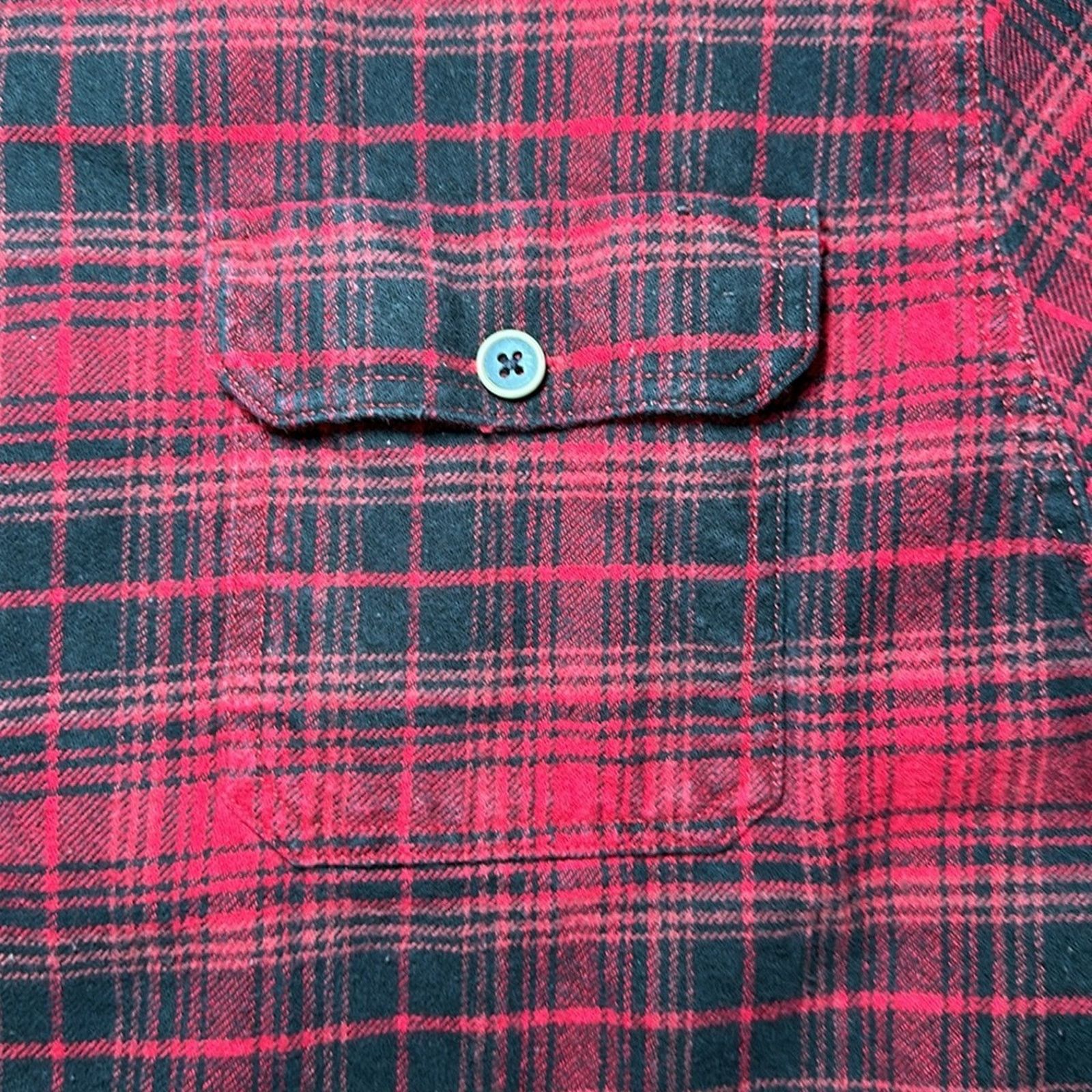 JACHS NY Jachs Heavy Flannel Long Sleeve Button Down - XL Size US XL / EU 56 / 4 - 5 Thumbnail