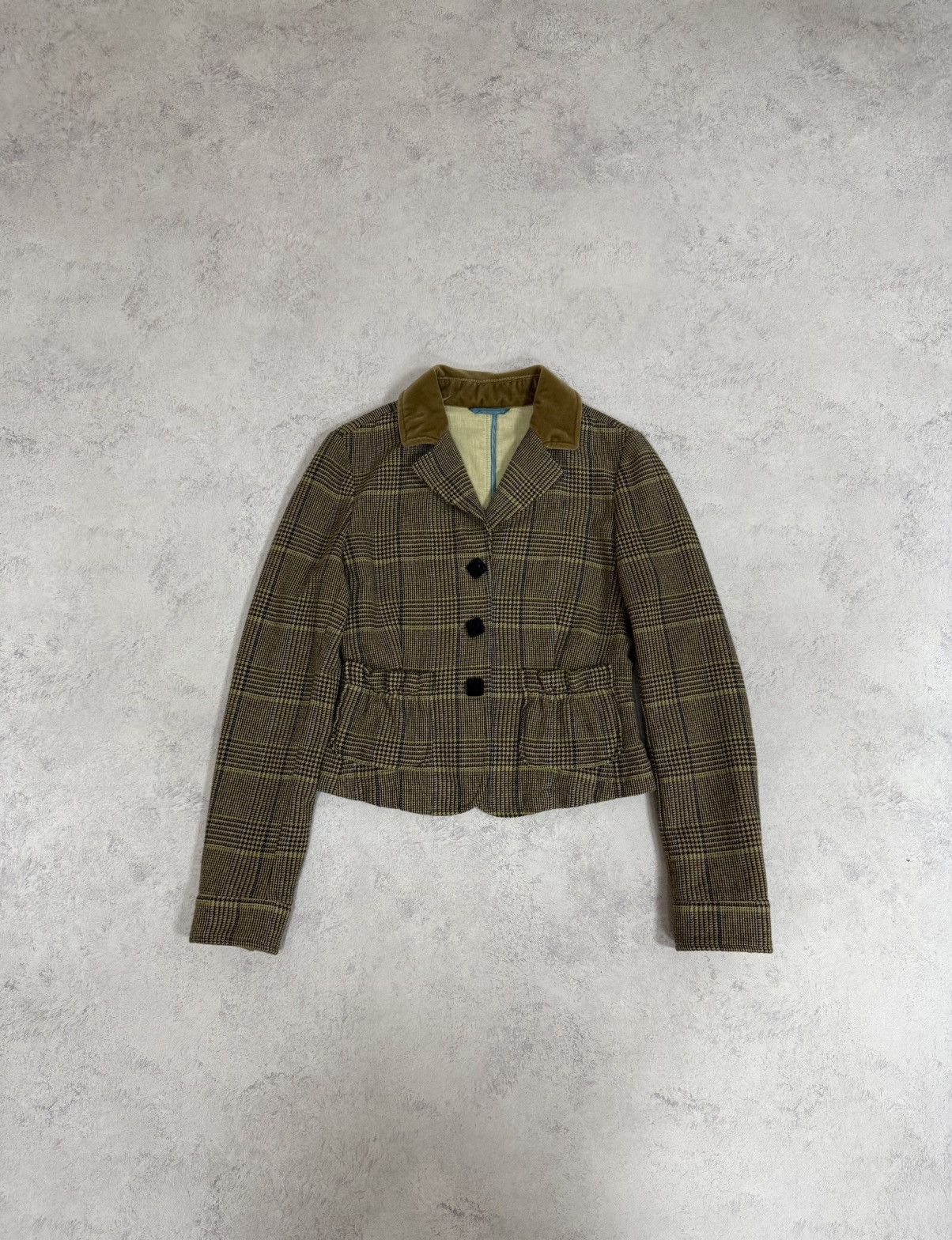 Etro Etro Womens Wool Checkered Blazer Jacket Size 42 Size M / US 6-8 / IT 42-44 - 14 Thumbnail