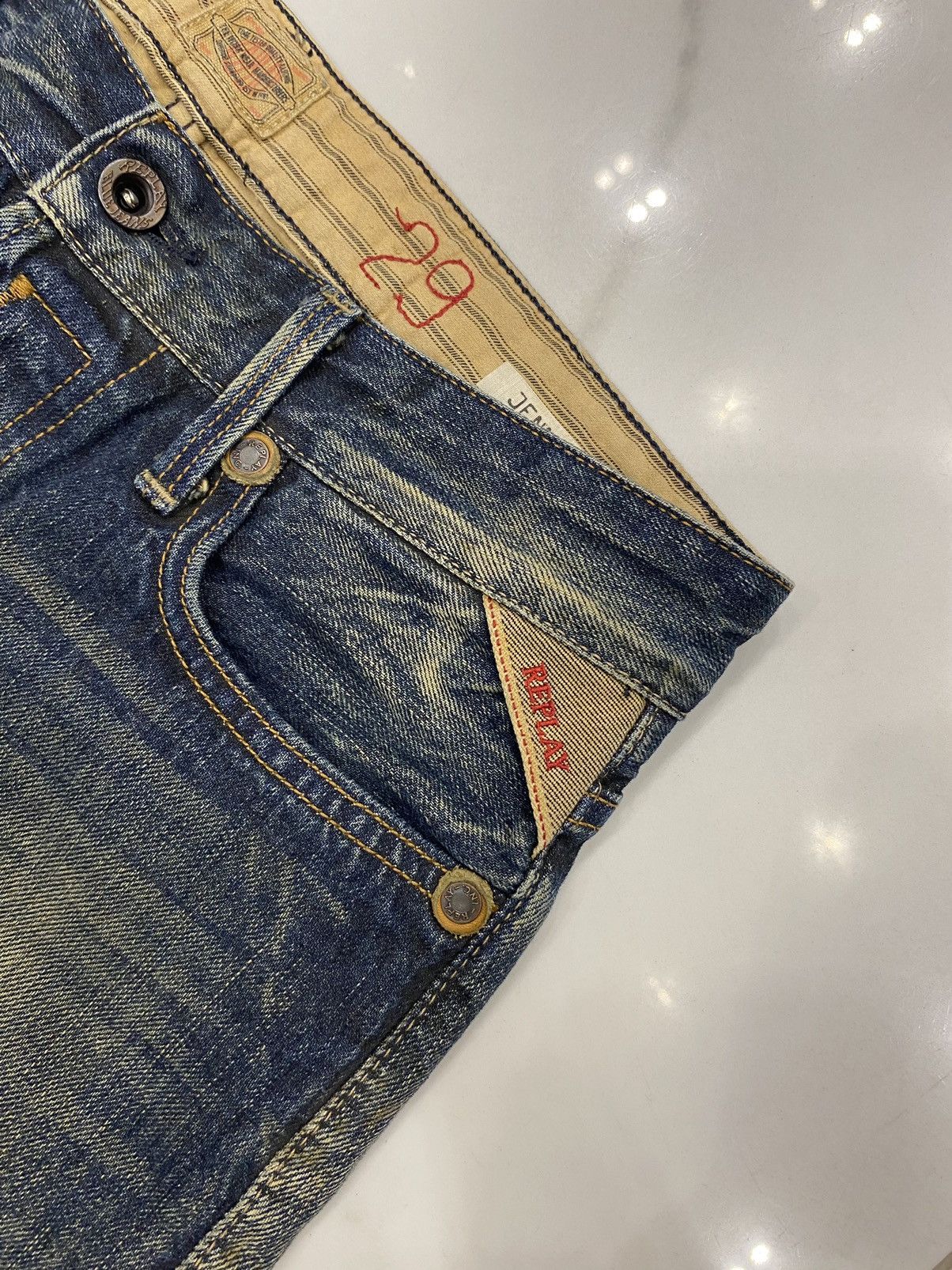 Replay Vintage replay mud wash denim pants Size US 30 / EU 46 - 5 Thumbnail
