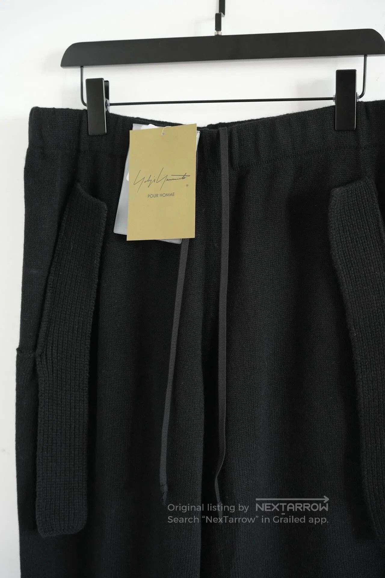 Yohji Yamamoto Yohji Yamamoto Wool Knit Sweatpants. Size US 43 - 3 Thumbnail