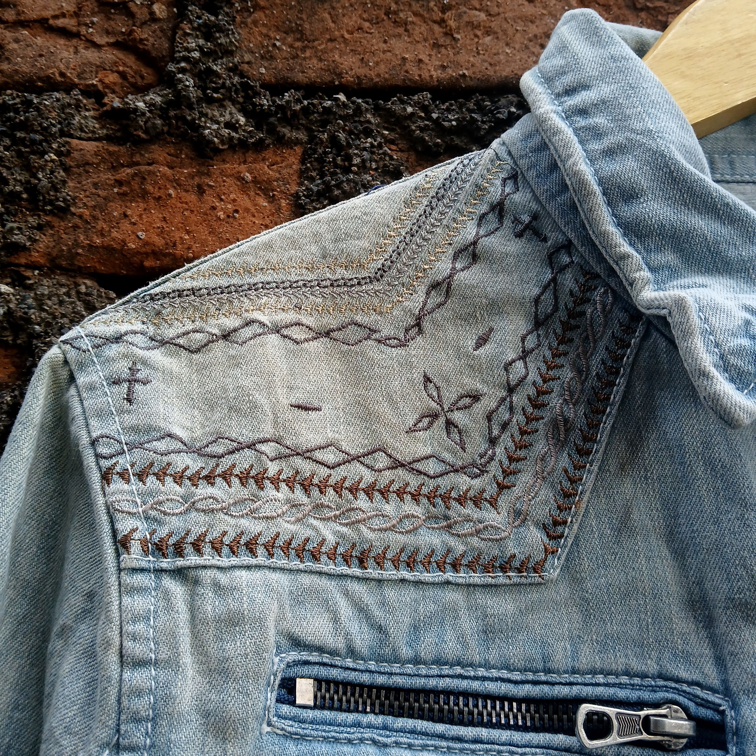 In The Attic In The Attic japanese brand vkei style denim jacket Size US M / EU 48-50 / 2 - 3 Thumbnail
